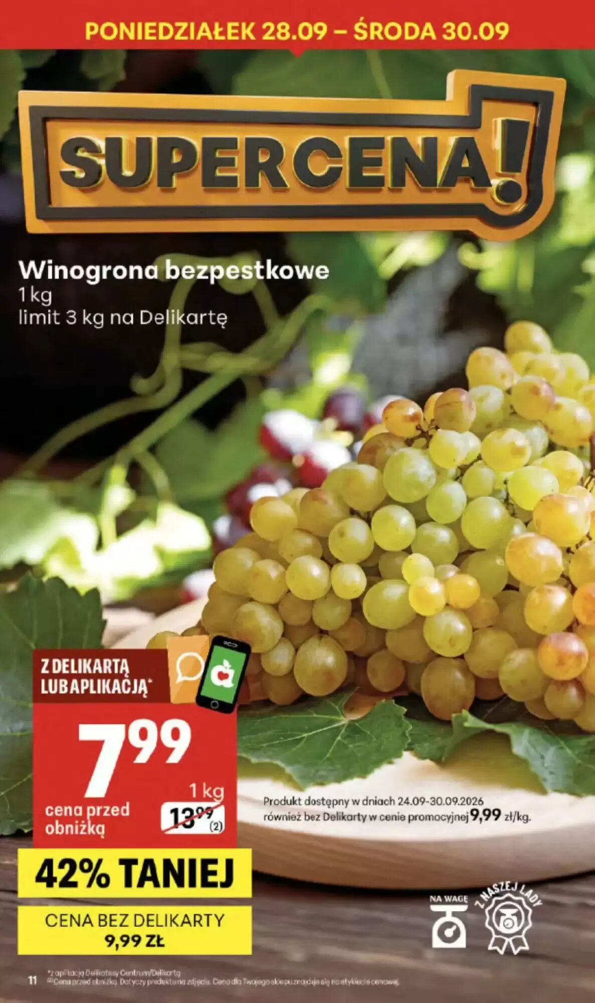 Gazetka promocyjna Delikatesy Centrum  ważna od 24.09.2026 - Strona 11.