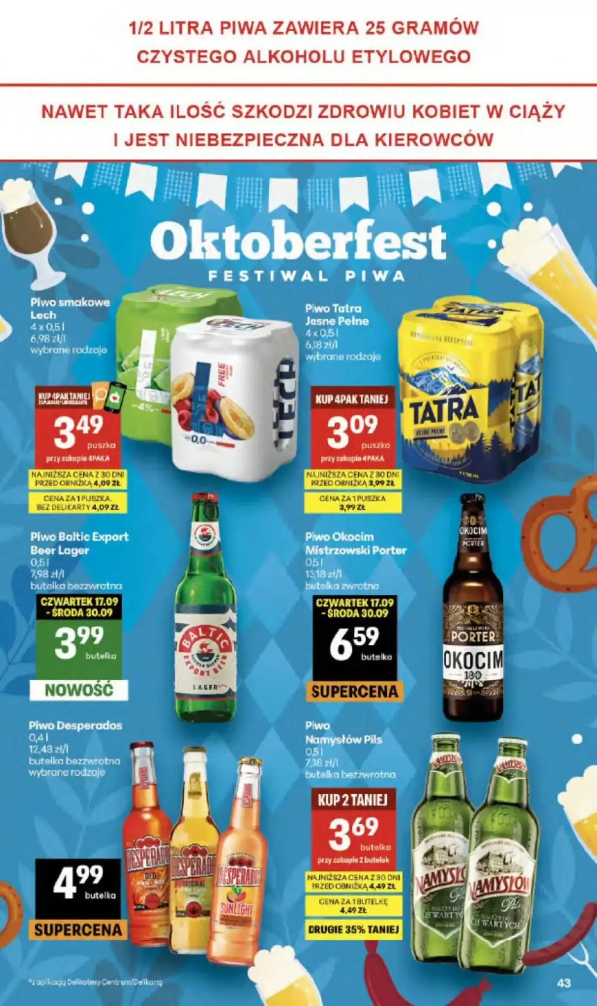 Gazetka promocyjna Delikatesy Centrum  ważna od 24.09.2026 - Strona 43.