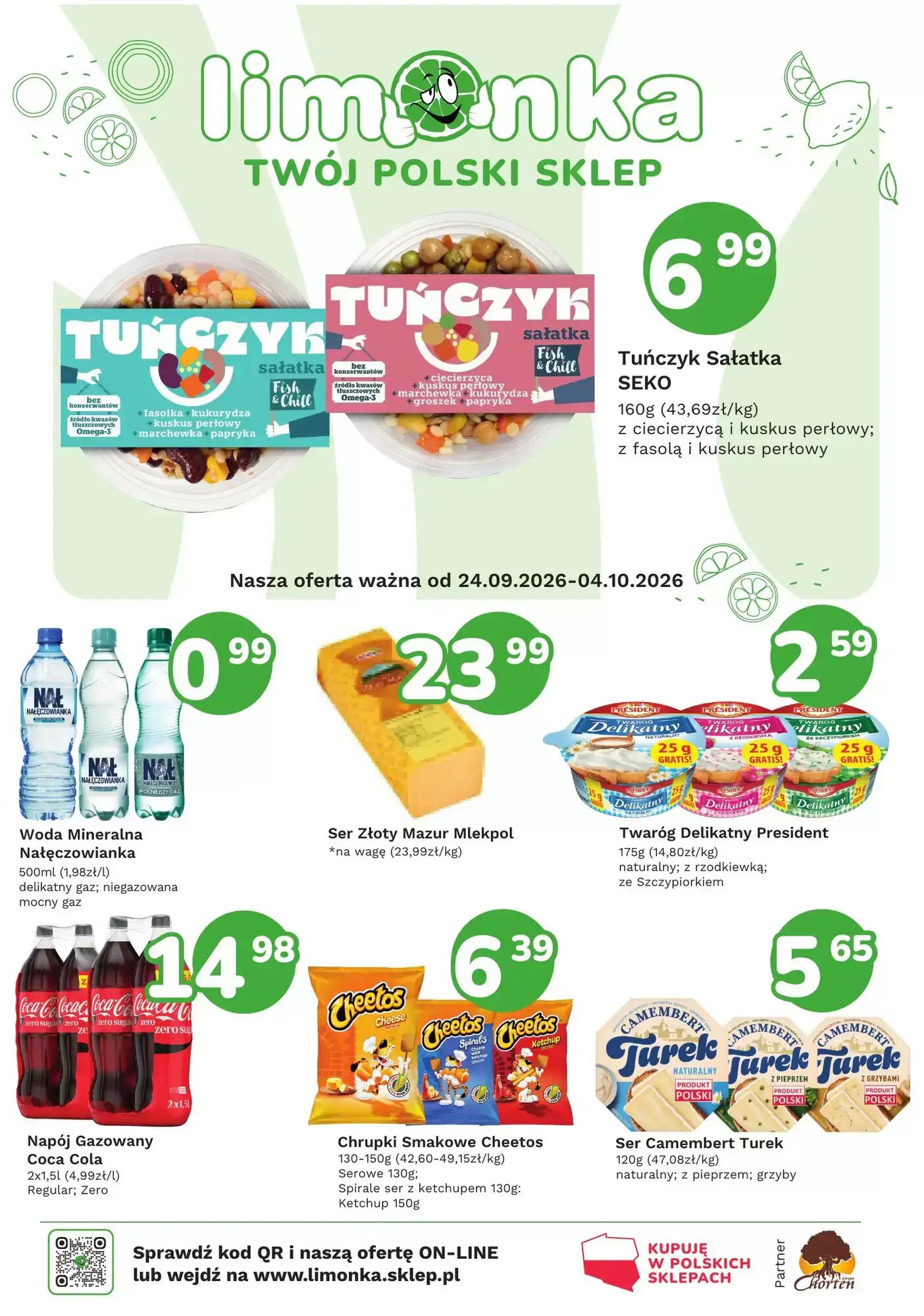 Gazetka promocyjna Limonka ważna od 24.09.2026 - Strona 1.