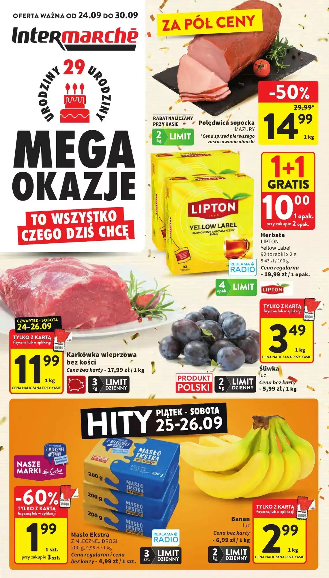 Gazetka promocyjna Intermarche ważna od 24.09.2026 - Strona 1.