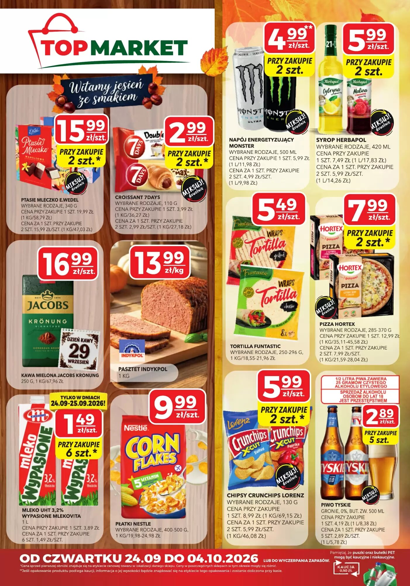 Gazetka promocyjna Top Market  ważna od 24.09.2026 - Strona 1.