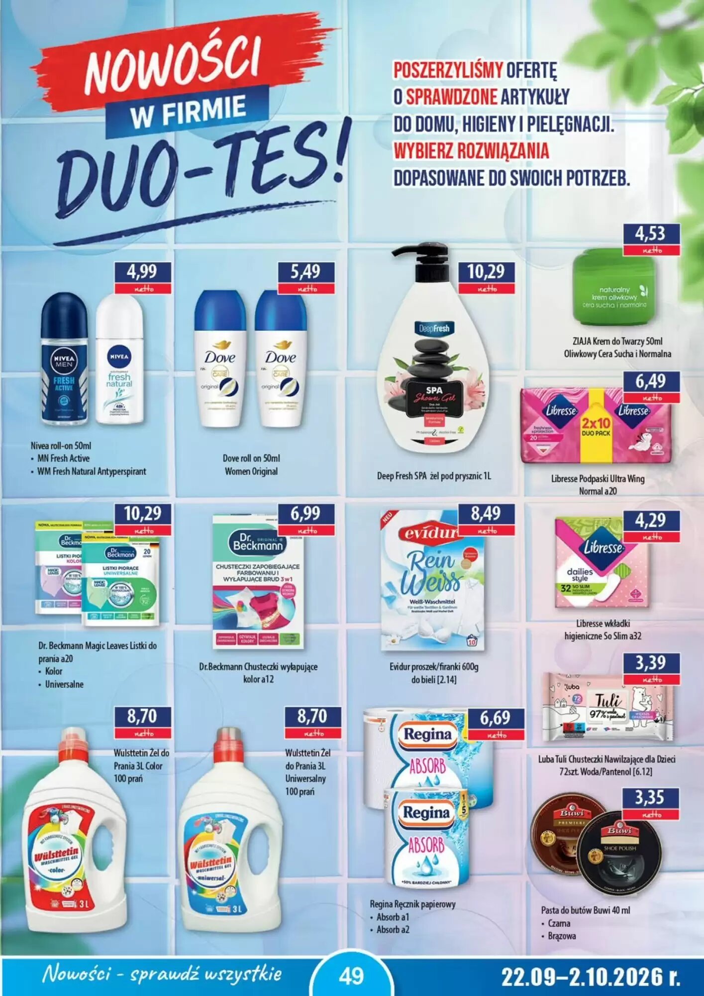 Gazetka promocyjna DUO-TES  ważna od 24.09.2026 - Strona 49.
