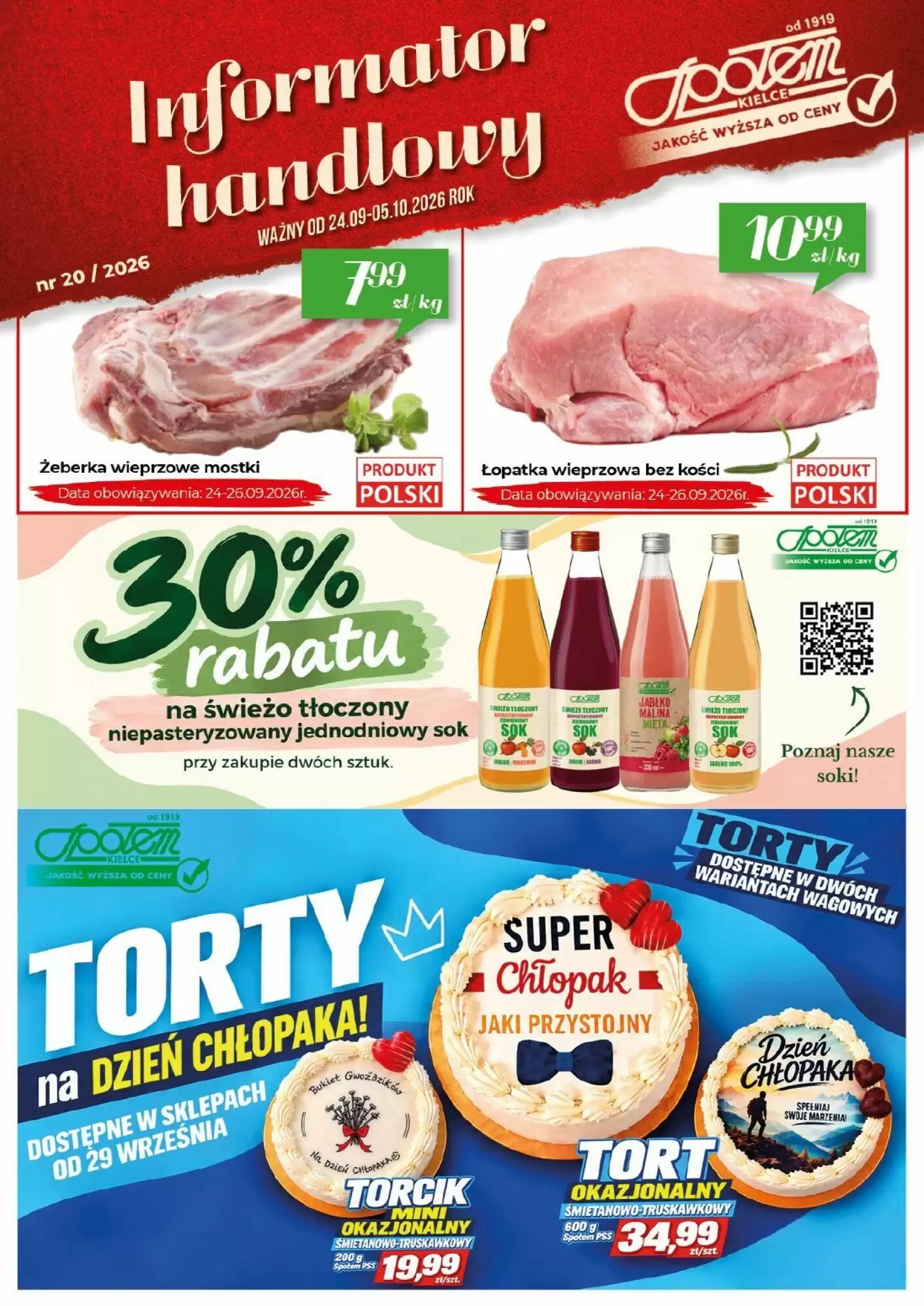 Gazetka promocyjna Społem ważna od 24.09.2026 - Strona 1.