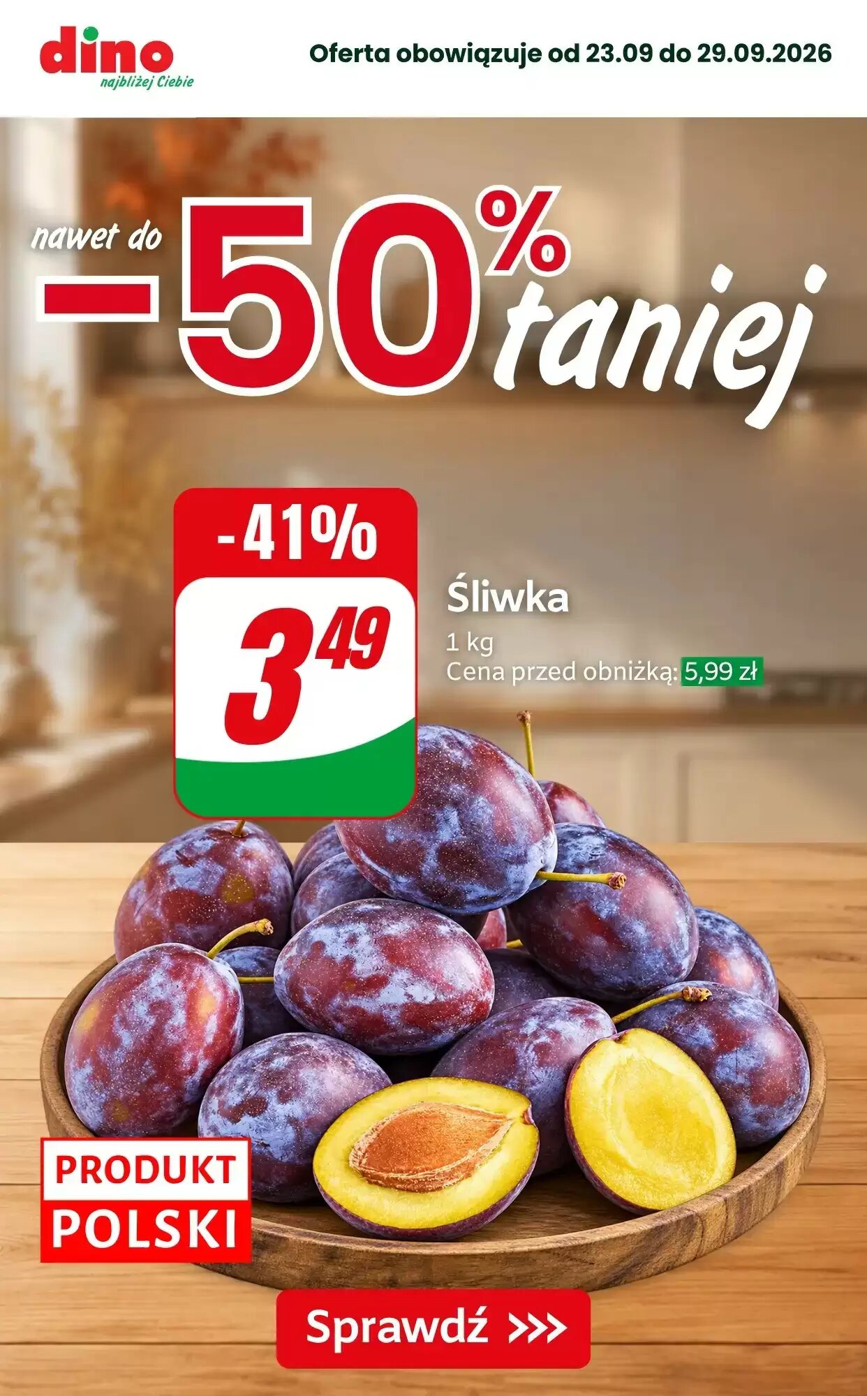 Gazetka promocyjna Dino ważna od 25.09.2026 - Strona 1.