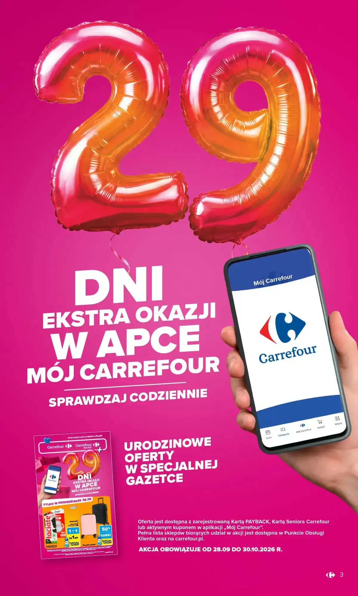 Gazetka promocyjna Carrefour Market  ważna od 28.09.2026 - Strona 3.