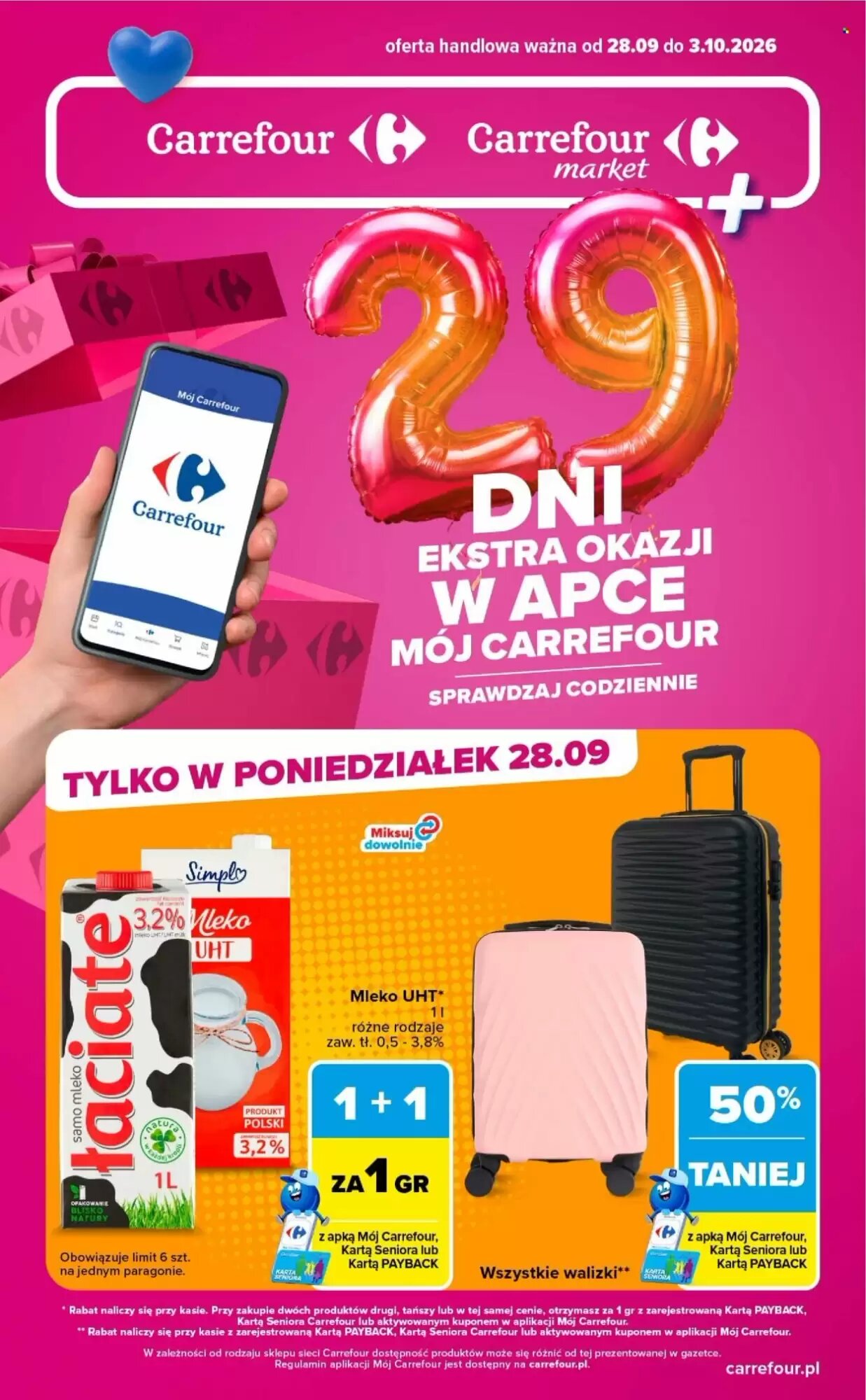 Gazetka promocyjna Carrefour  ważna od 28.09.2026 - Strona 1.
