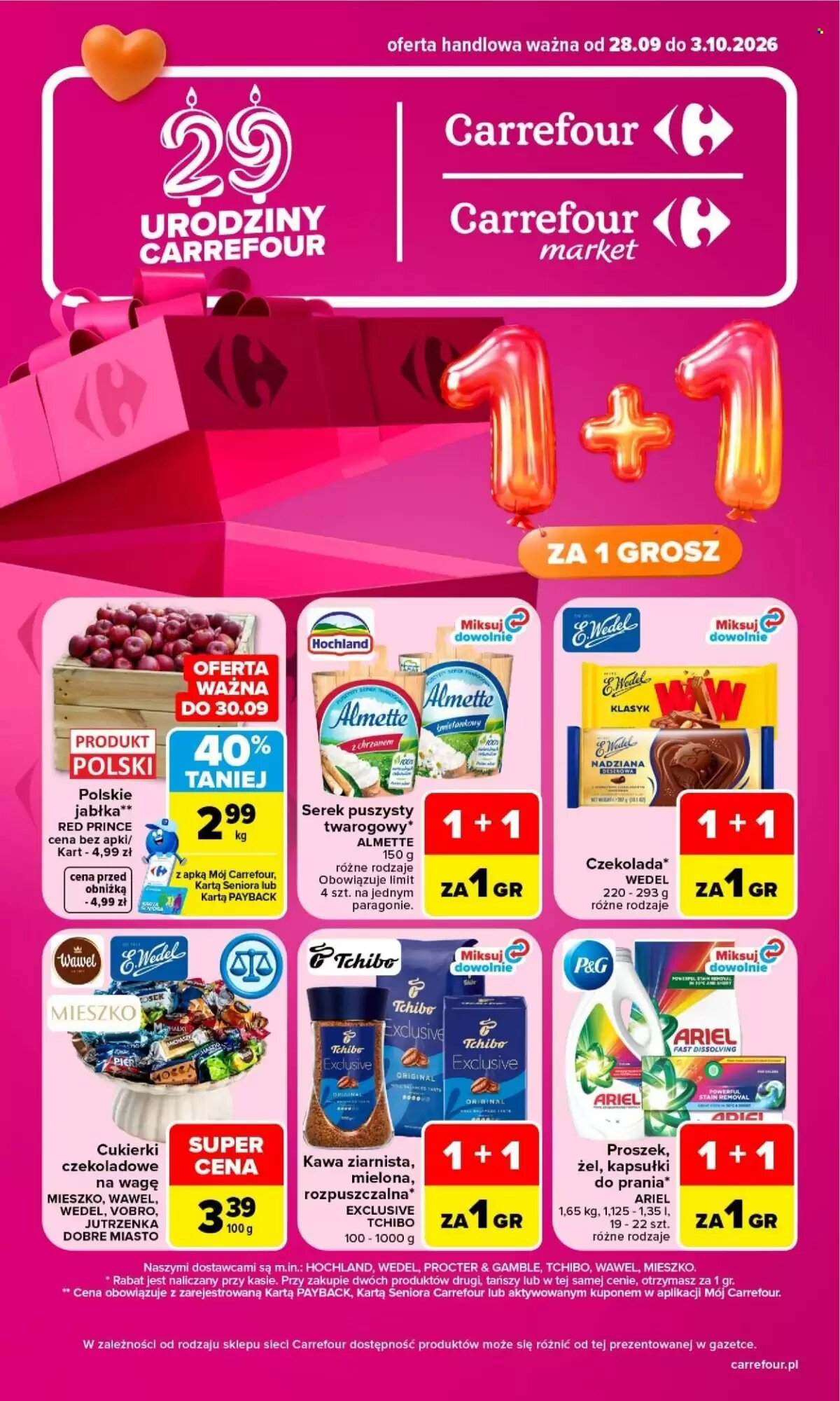 Gazetka promocyjna Carrefour ważna od 28.09.2026 - Strona 1.