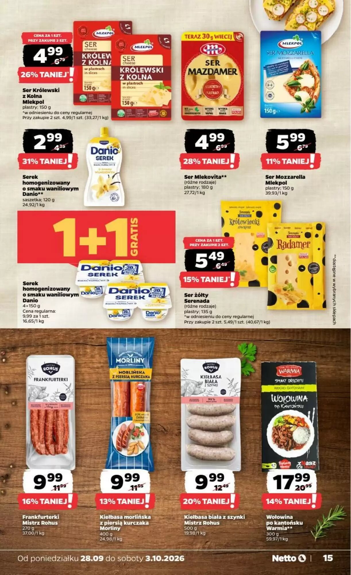 Gazetka promocyjna Netto  ważna od 28.09.2026 - Strona 15.