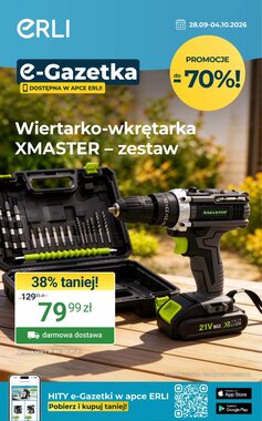 Gazetka promocyjna ERLI  ważna od 28.09.2026