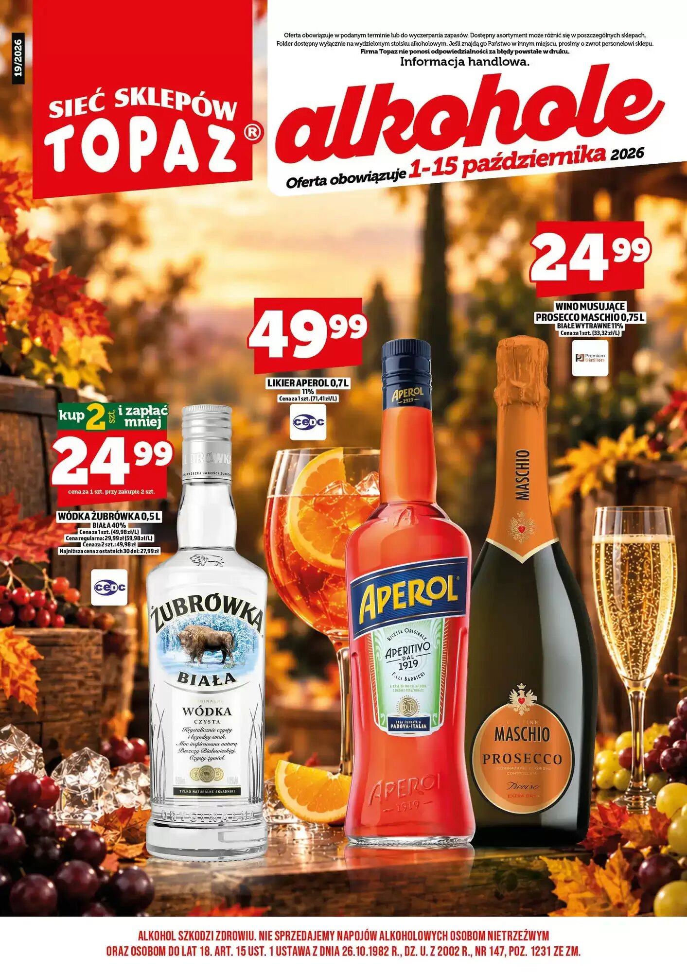 Gazetka promocyjna Topaz  ważna od 01.10.2026 - Strona 1.