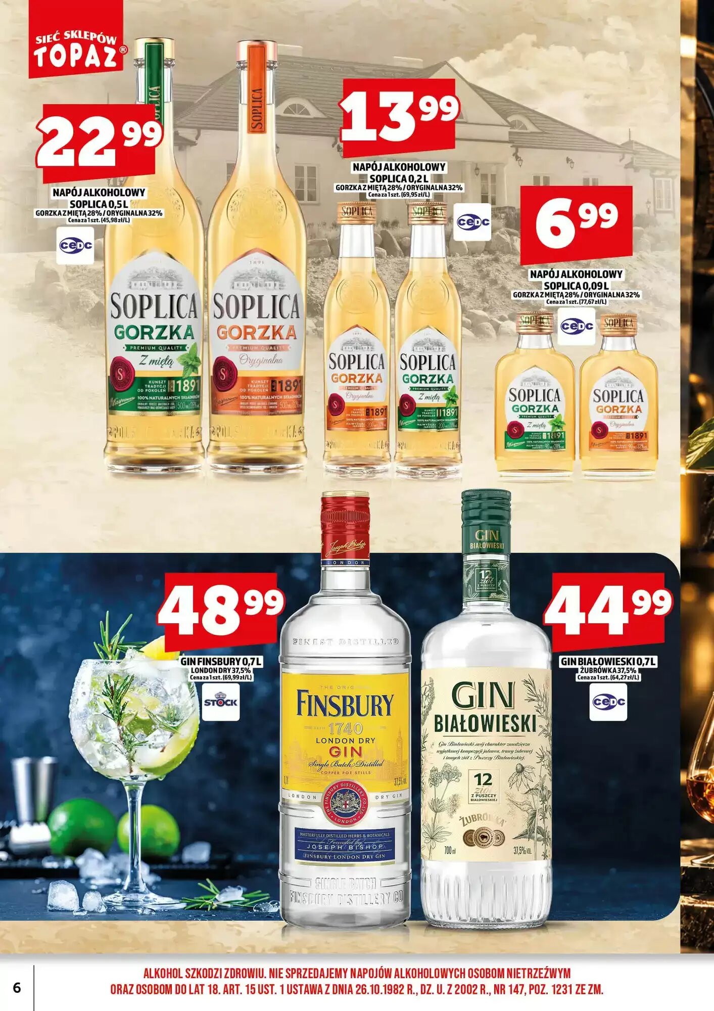 Gazetka promocyjna Topaz  ważna od 01.10.2026 - Strona 6.