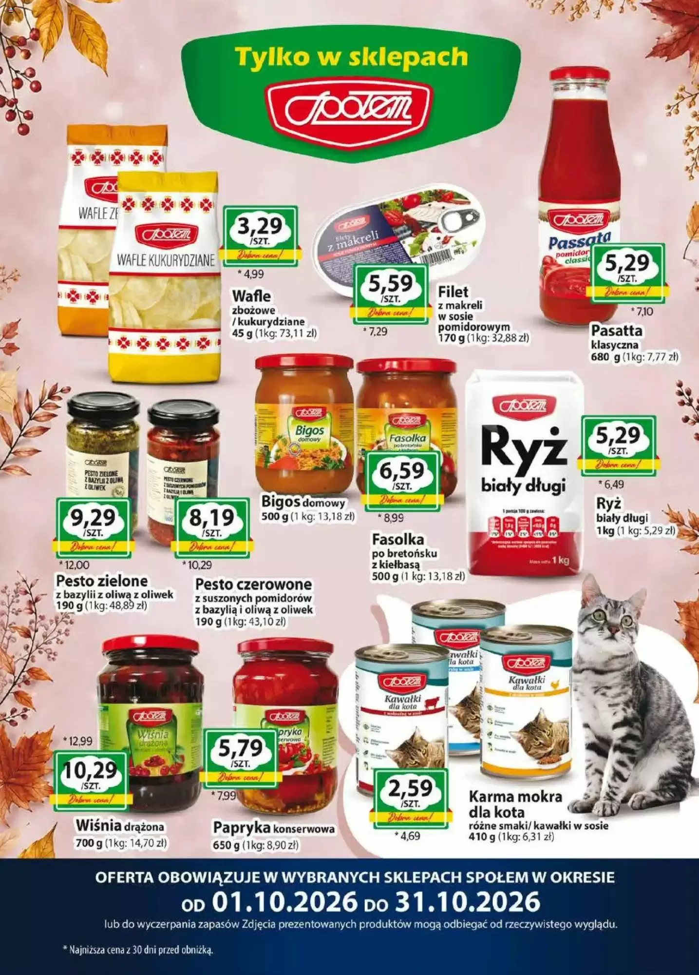 Gazetka promocyjna Społem  ważna od 01.10.2026 - Strona 8.