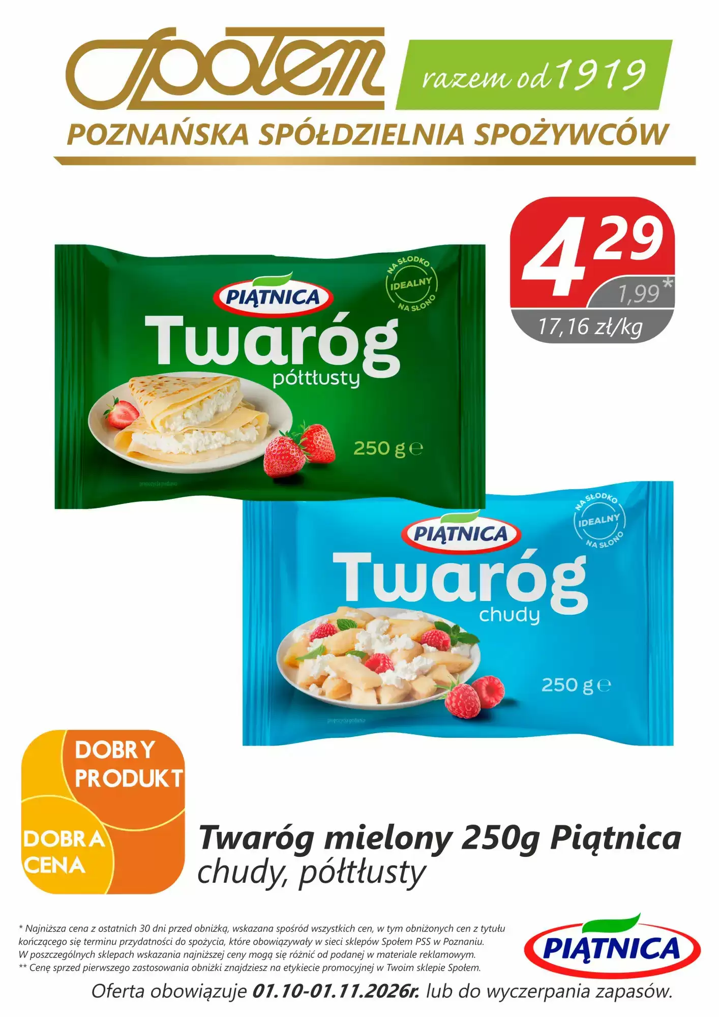 Gazetka promocyjna Społem  ważna od 01.10.2026 - Strona 4.