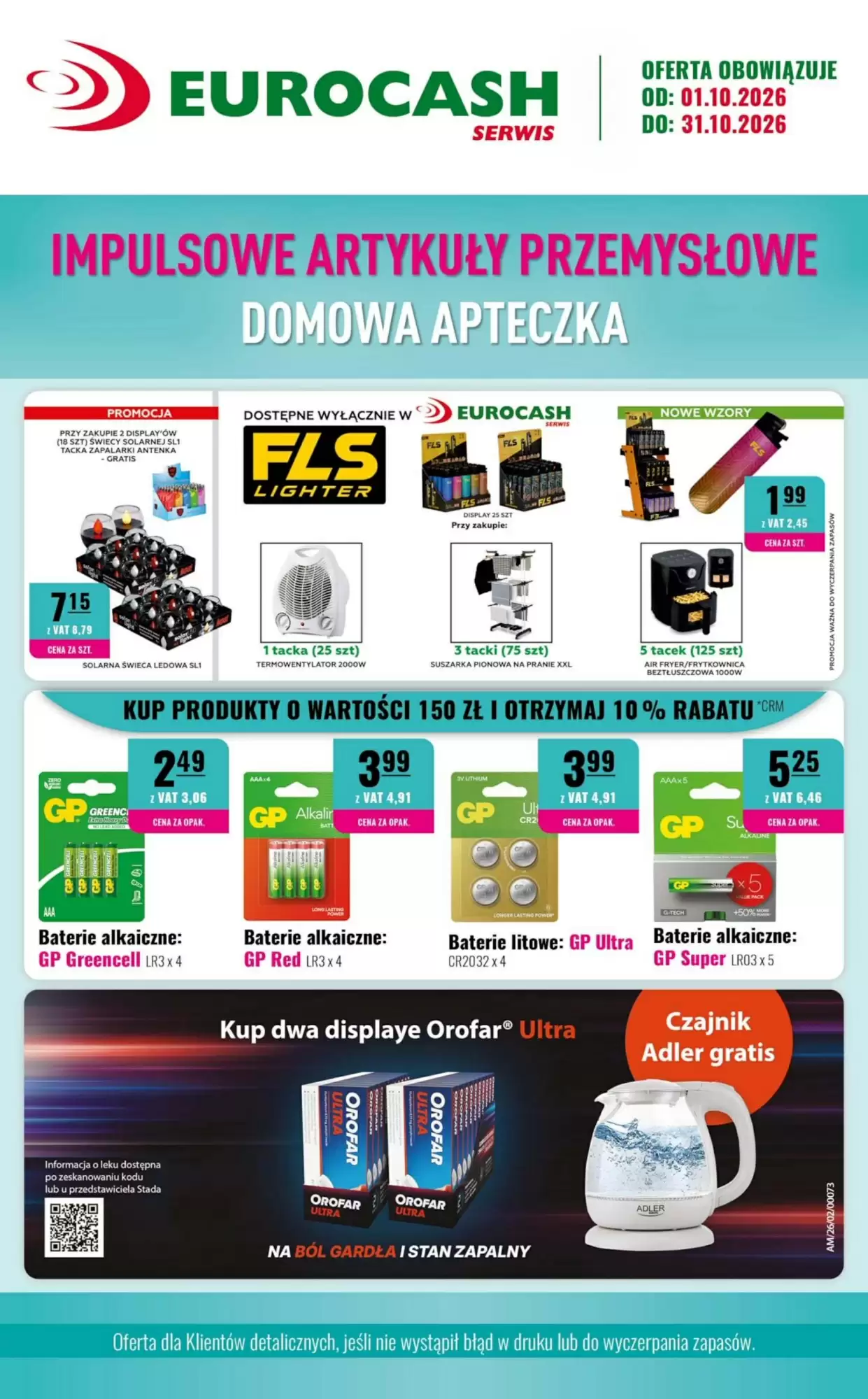 Gazetka promocyjna Eurocash  ważna od 01.10.2026 - Strona 1.