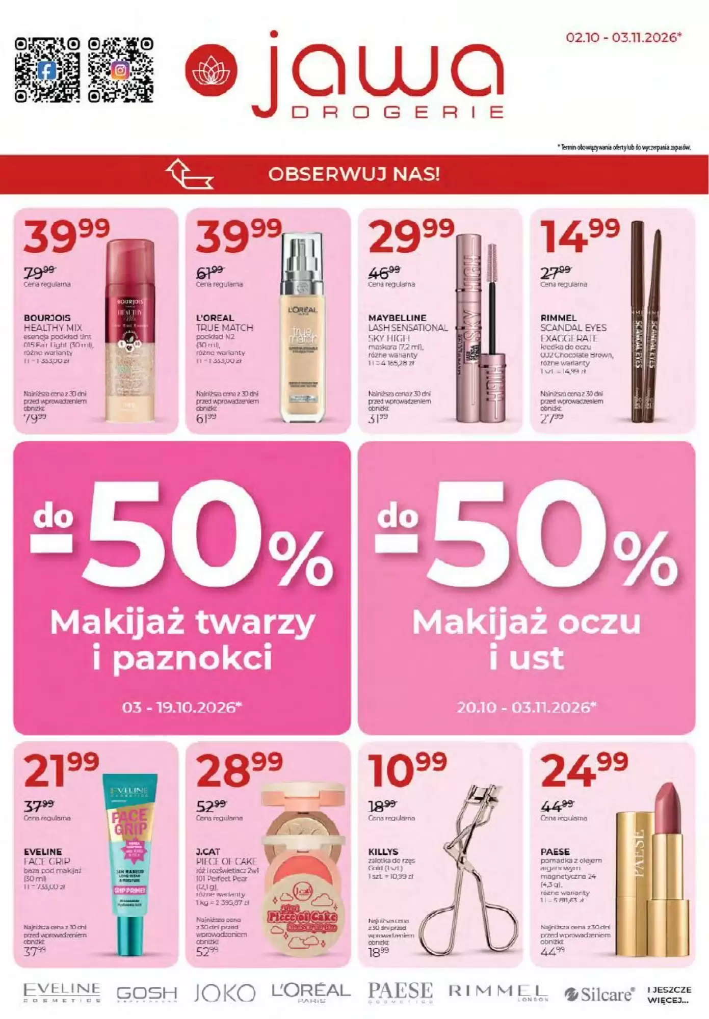 Gazetka promocyjna Jawa Drogerie ważna od 02.10.2026 - Strona 1.