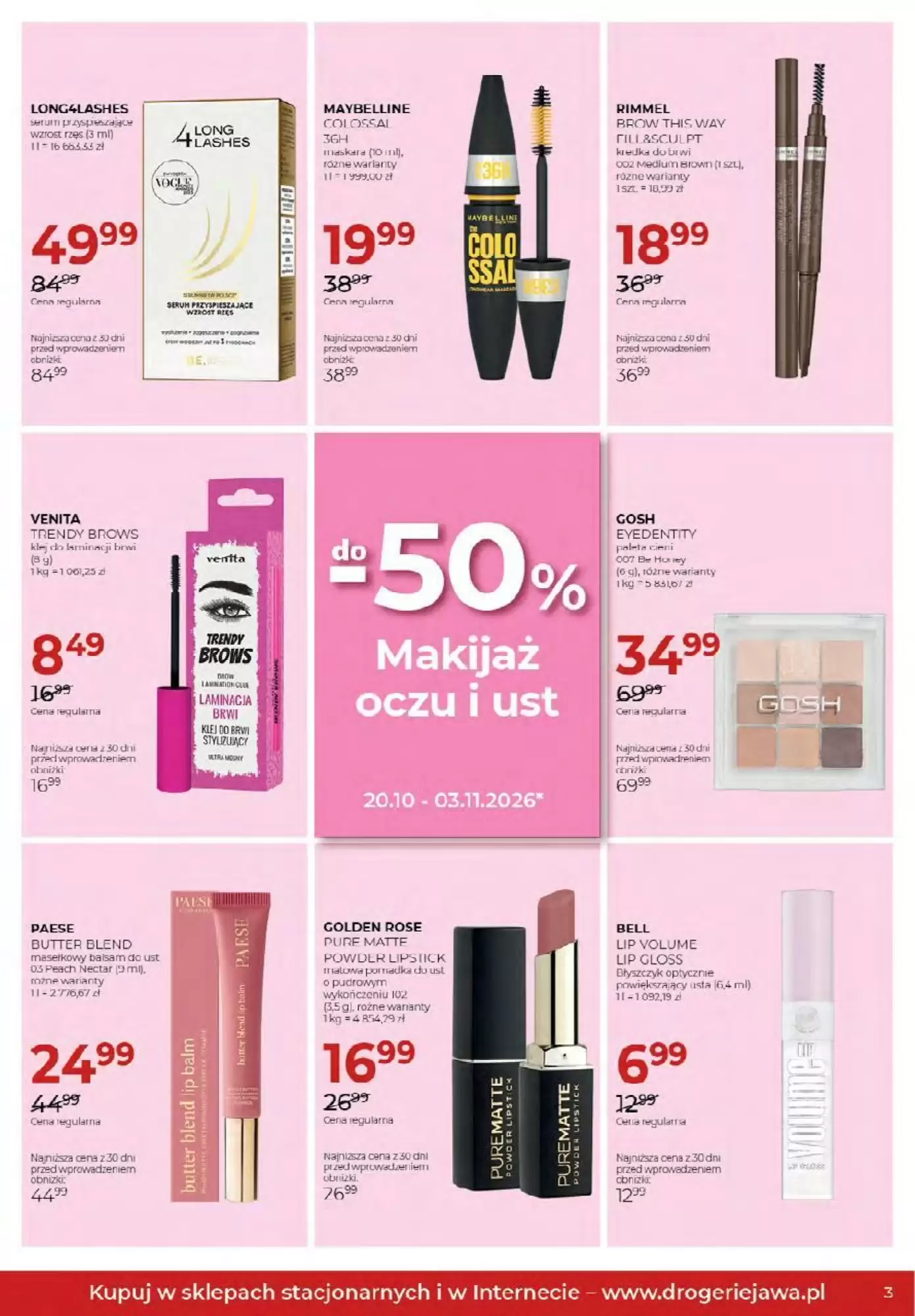 Gazetka promocyjna Jawa Drogerie  ważna od 02.10.2026 - Strona 3.