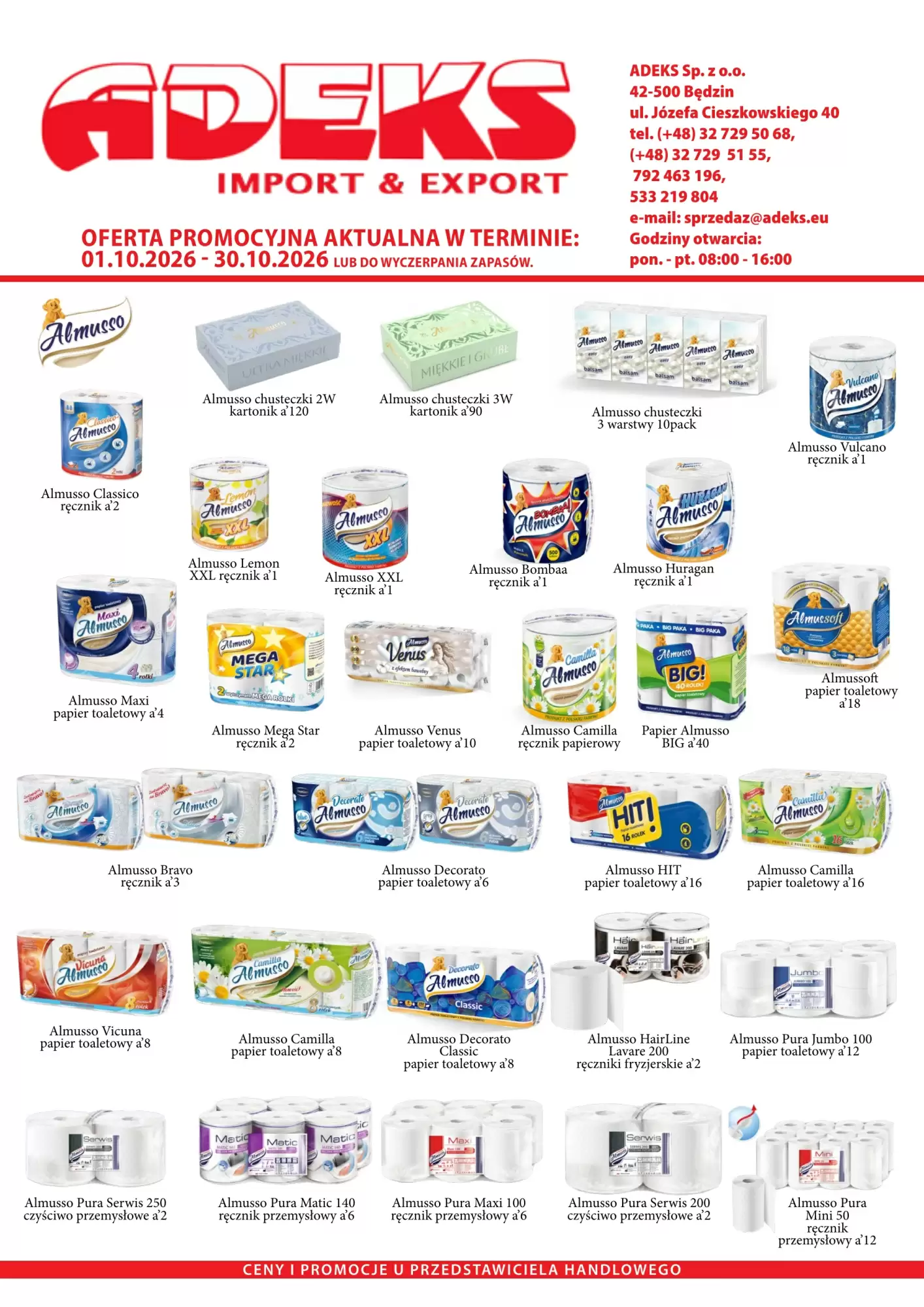 Gazetka promocyjna ADEKS  ważna od 05.10.2026 - Strona 1.