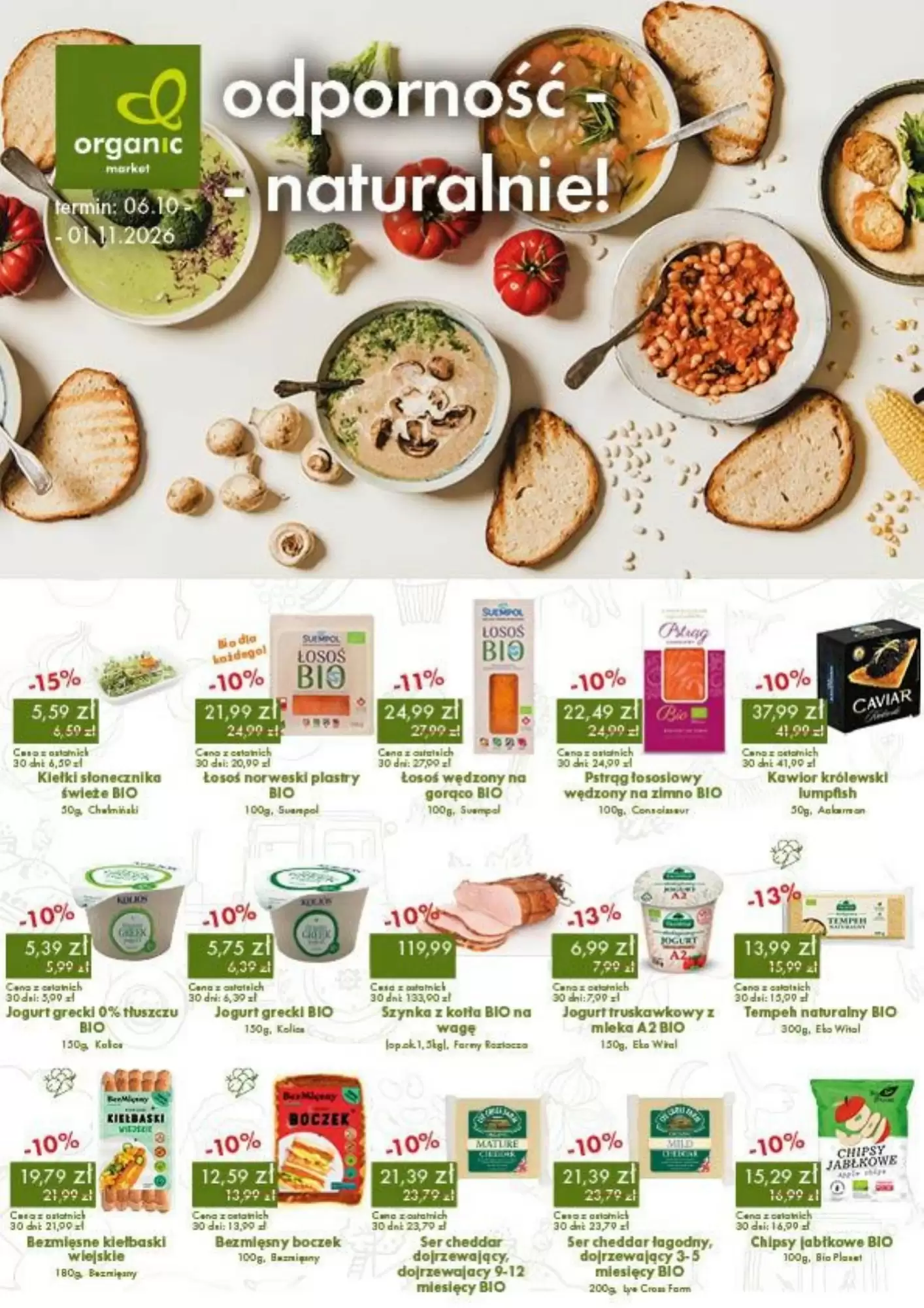 Gazetka promocyjna Organic Farma Zdrowia  ważna od 06.10.2026 - Strona 1.