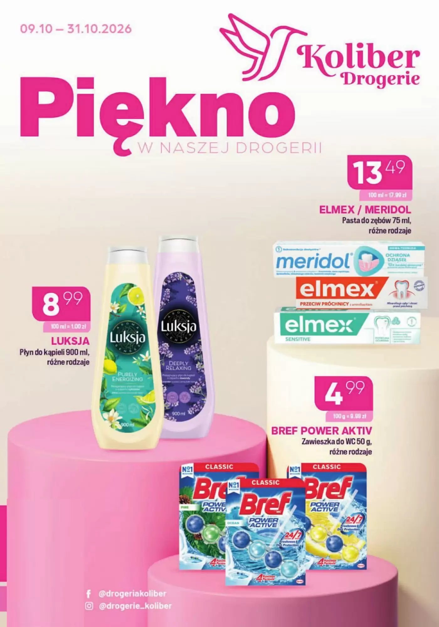 Gazetka promocyjna Koliber drogerie ważna od 09.10.2026 - Strona 1.