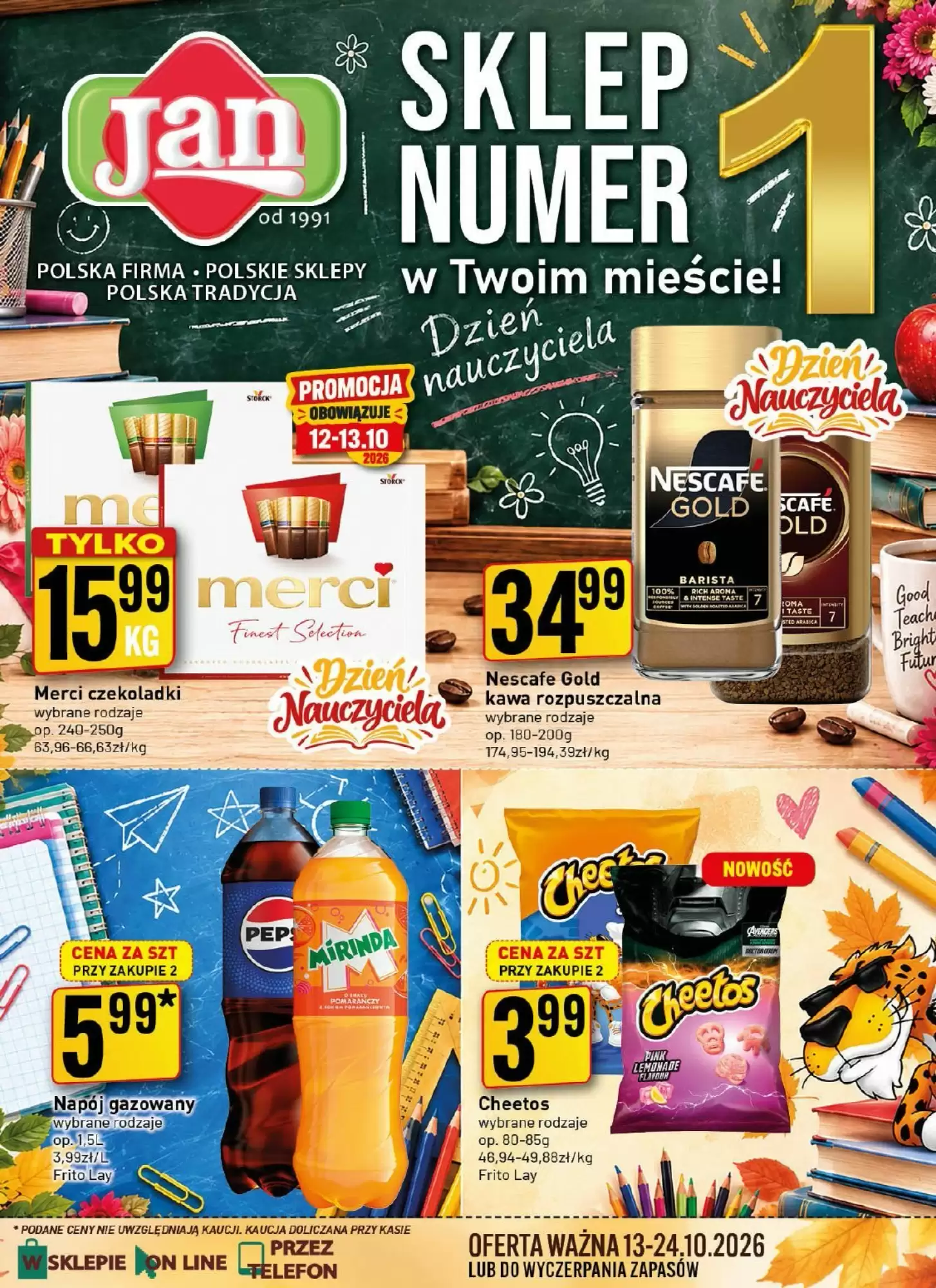 Gazetka promocyjna Market Jan ważna od 13.10.2026 - Strona 1.