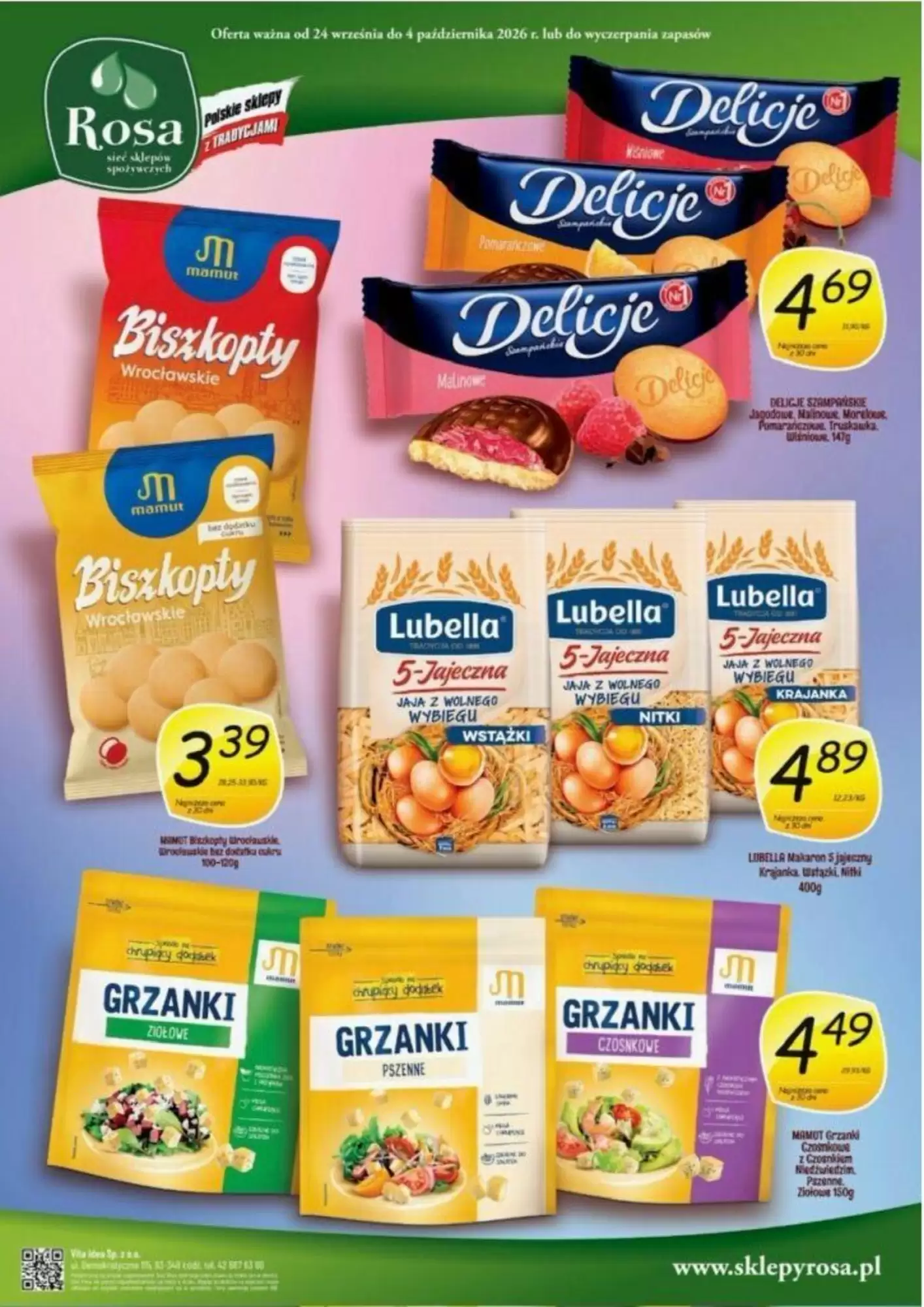Gazetka promocyjna Rosa  ważna od 15.10.2026 - Strona 3.