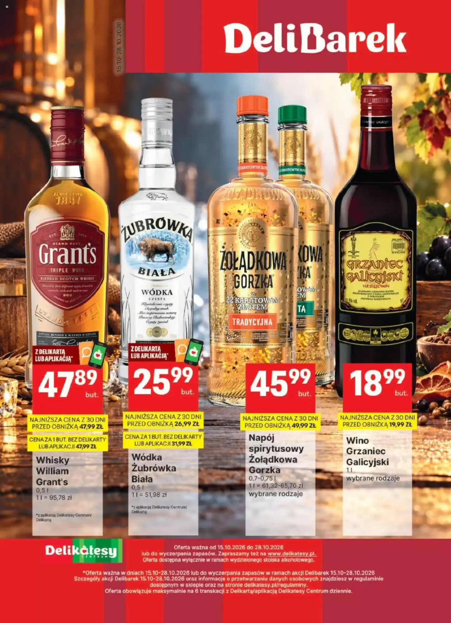 Gazetka promocyjna Delikatesy Centrum  ważna od 15.10.2026 - Strona 1.