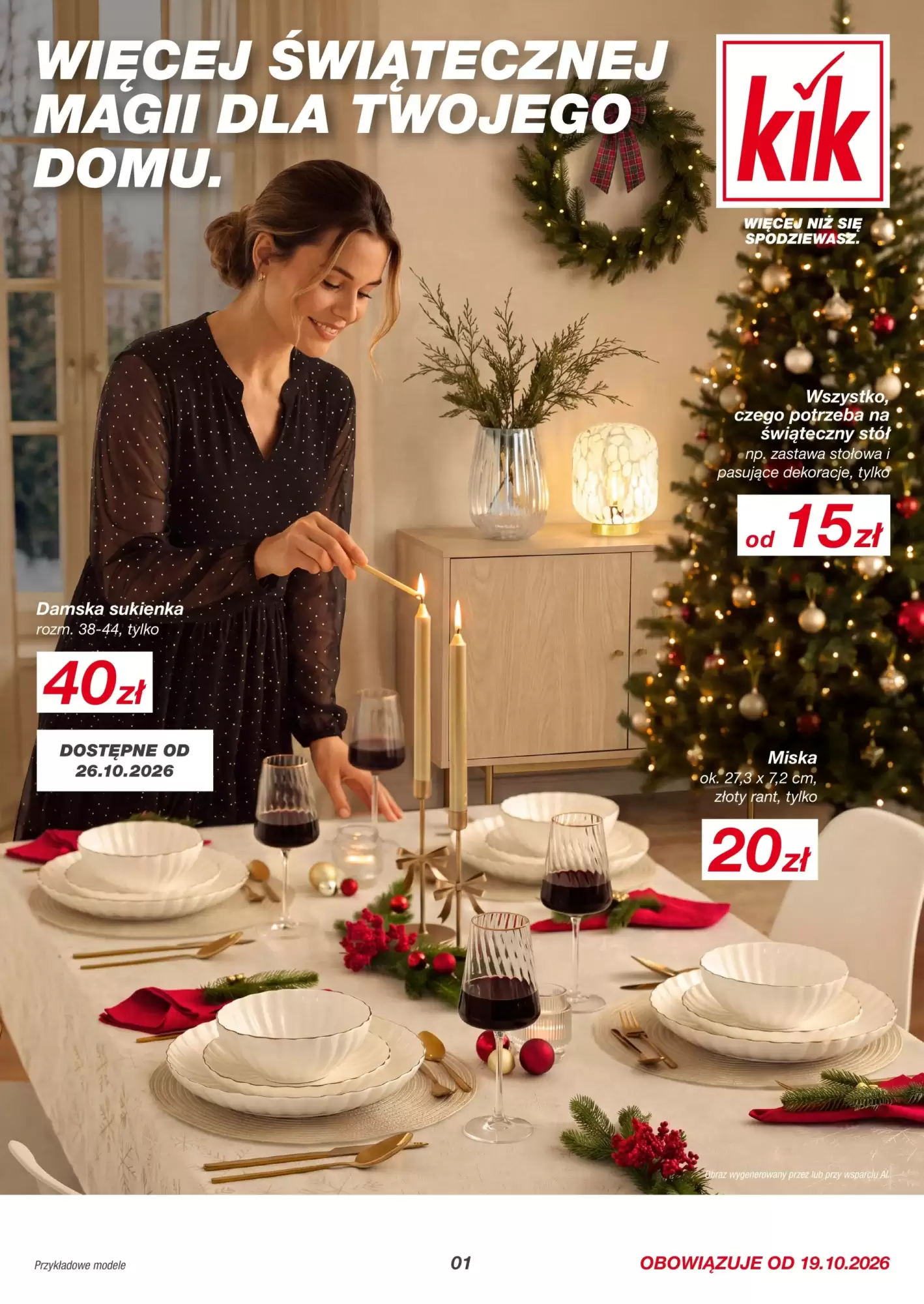 Gazetka promocyjna KiK ważna od 19.10.2026 - Strona 1.