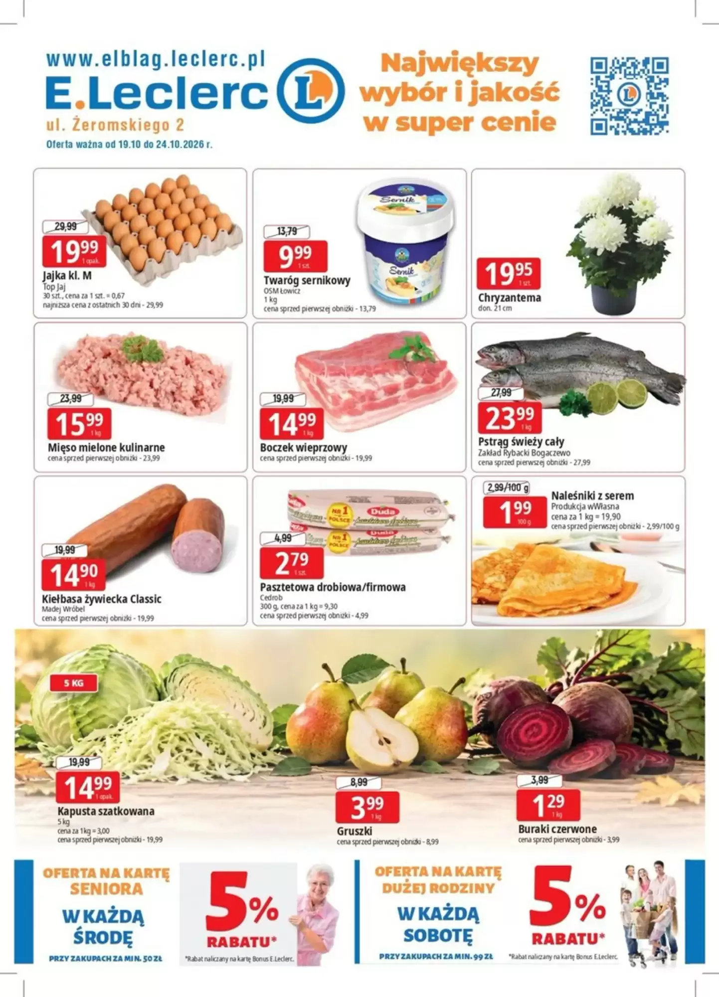 Gazetka promocyjna E.Leclerc ważna od 19.10.2026 - Strona 1.