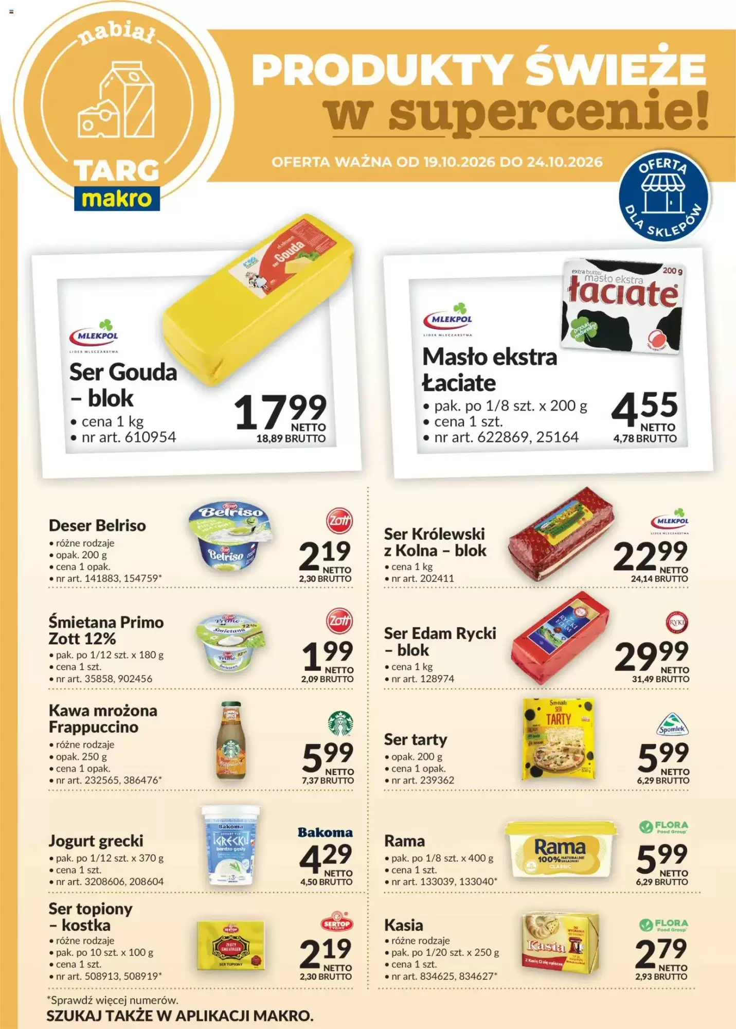 Gazetka promocyjna Makro  ważna od 19.10.2026 - Strona 1.