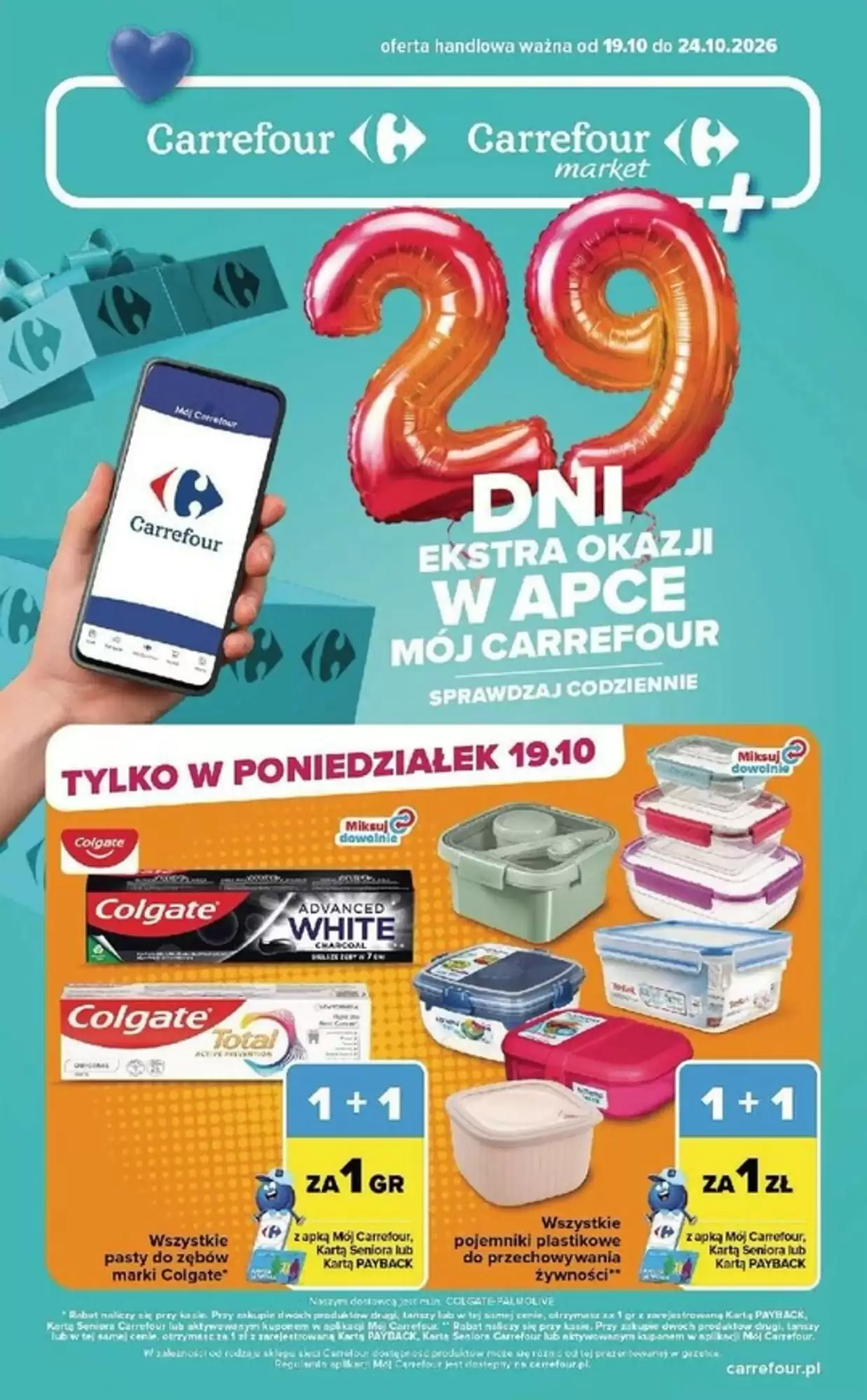 Gazetka promocyjna Carrefour Market  ważna od 19.10.2026 - Strona 1.