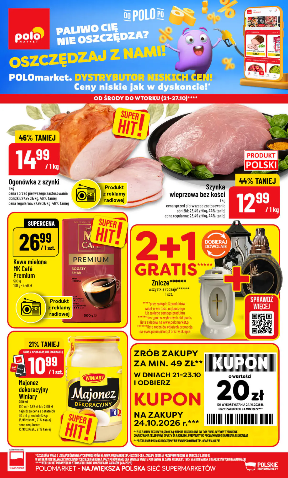 Gazetka promocyjna Polomarket  ważna od 21.10.2026 - Strona 1.