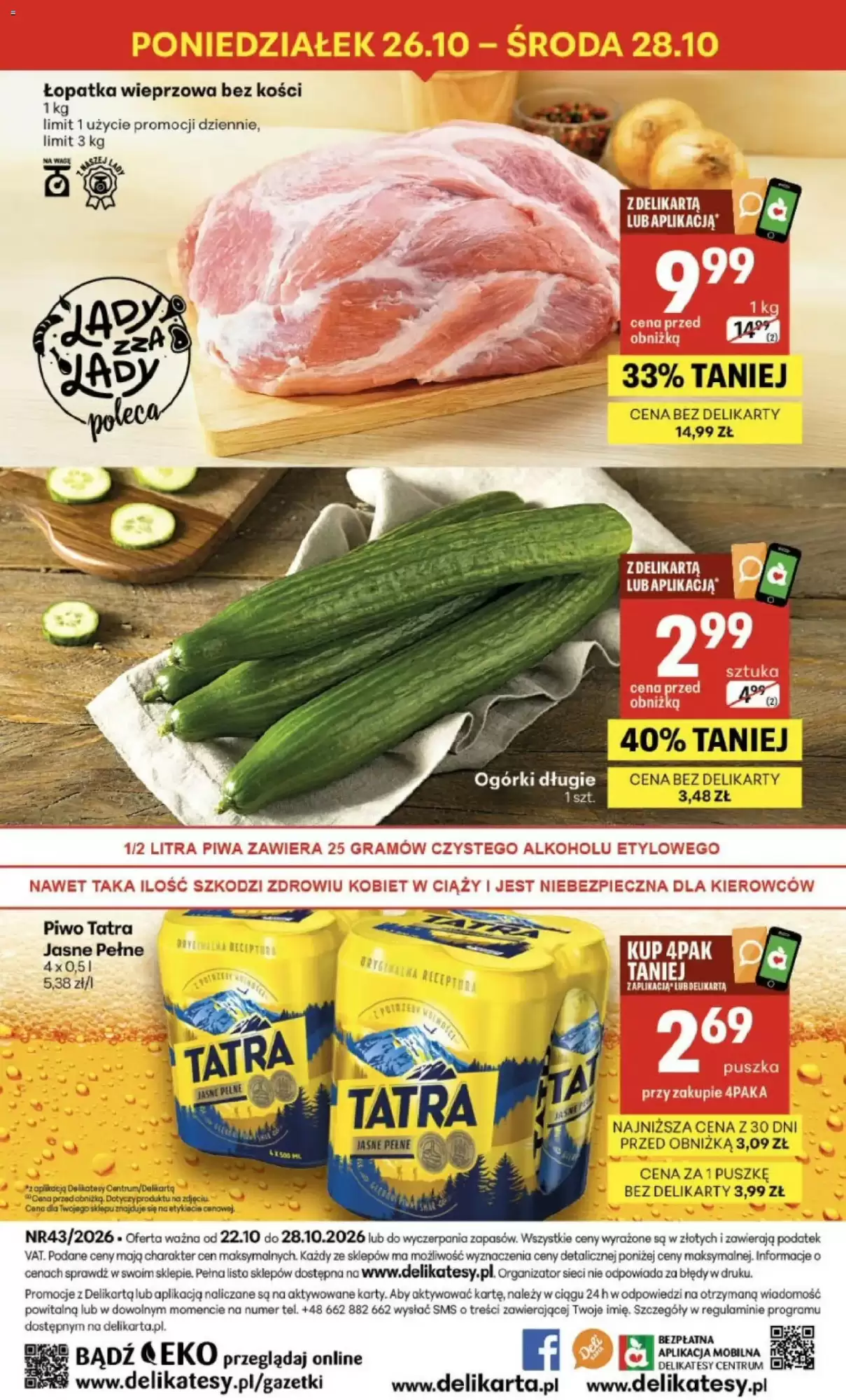 Gazetka promocyjna Delikatesy Centrum  ważna od 22.10.2026 - Strona 40.
