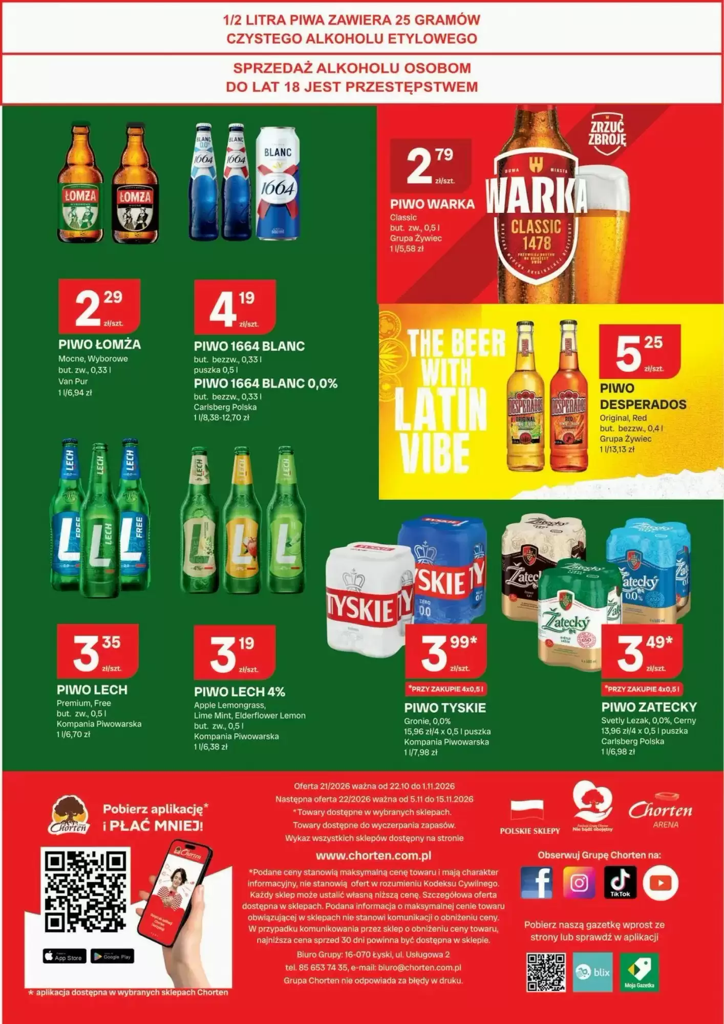 Gazetka promocyjna Chorten  ważna od 22.10.2026 - Strona 4.