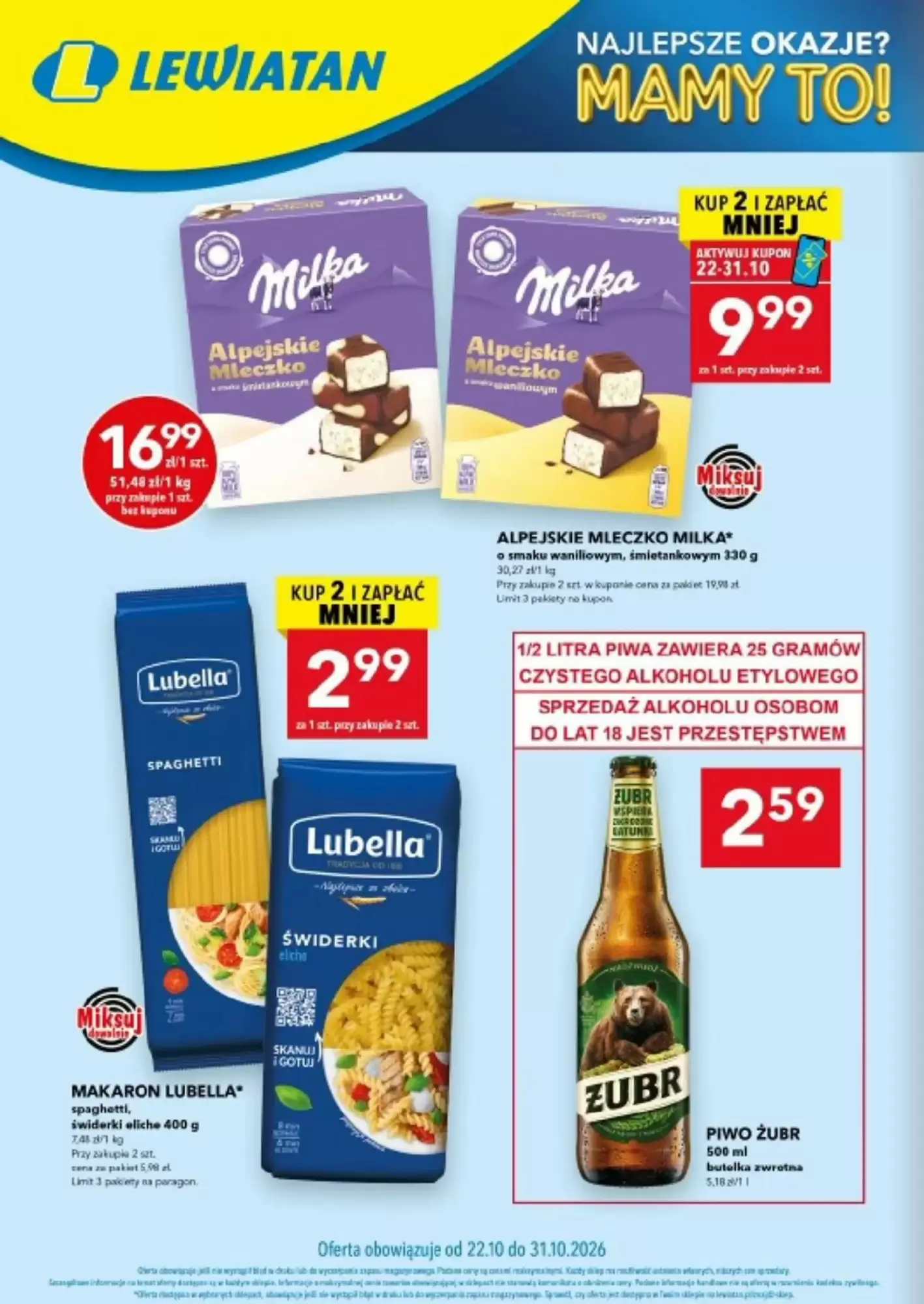 Gazetka promocyjna Lewiatan  ważna od 22.10.2026 - Strona 6.