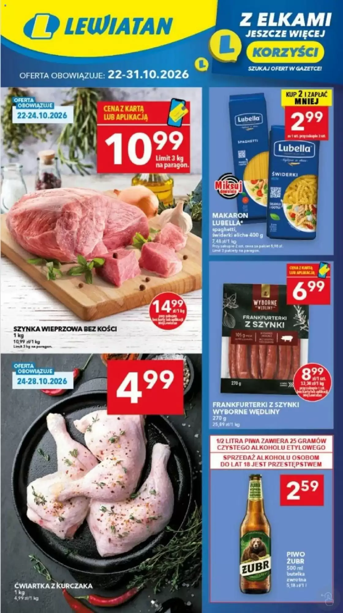 Gazetka promocyjna Lewiatan  ważna od 22.10.2026 - Strona 1.