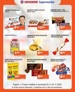 Catalogul cu oferte Unicarm valabil de la 20.11.2025
