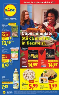 Catalogul cu oferte Lidl valabil de la 24.11.2025
