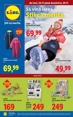 Catalogul cu oferte Lidl valabil de la 24.11.2025
