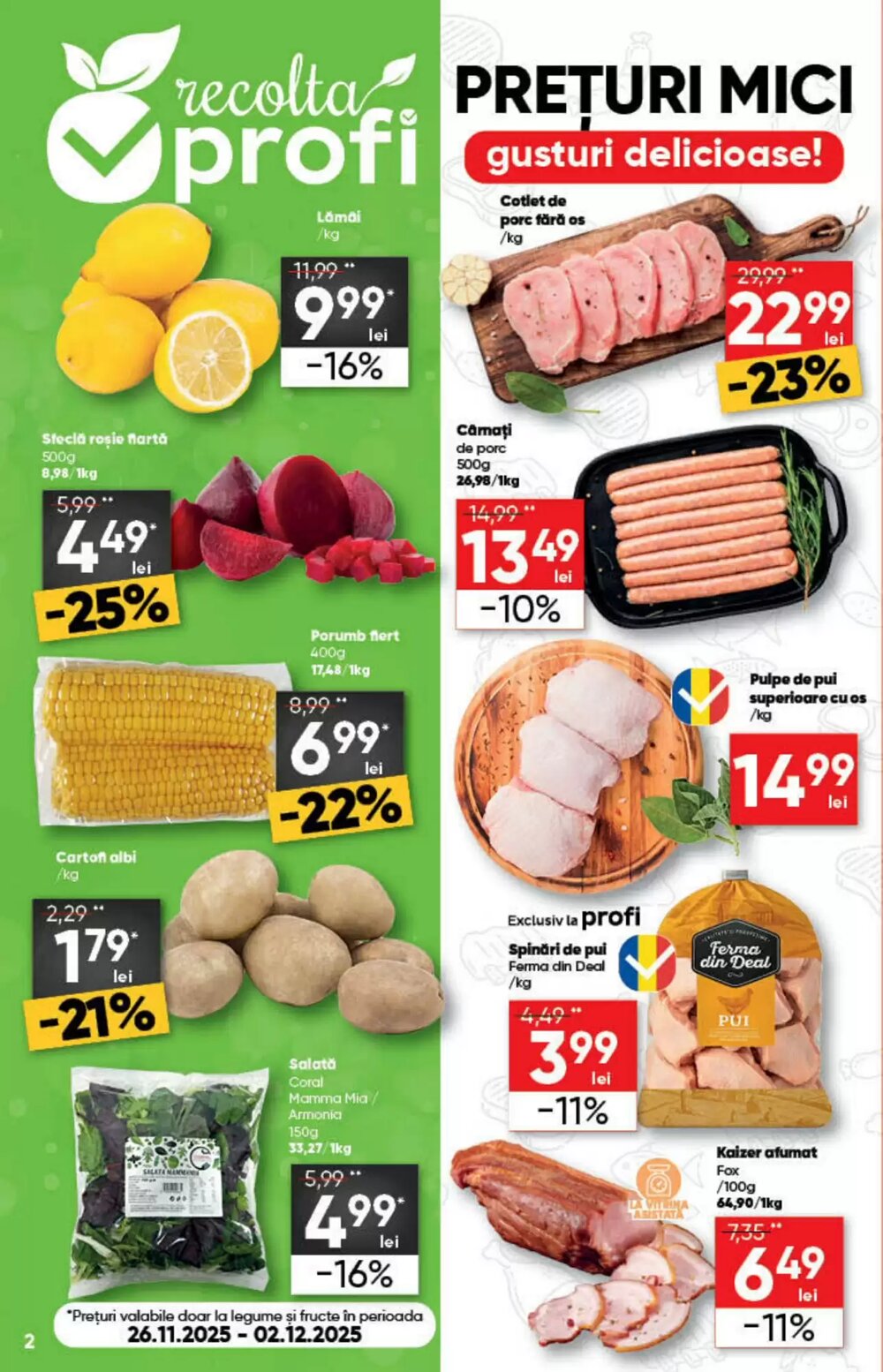Catalogul cu oferte PROFI valabil de la 26.11.2025 - Pagina 2.