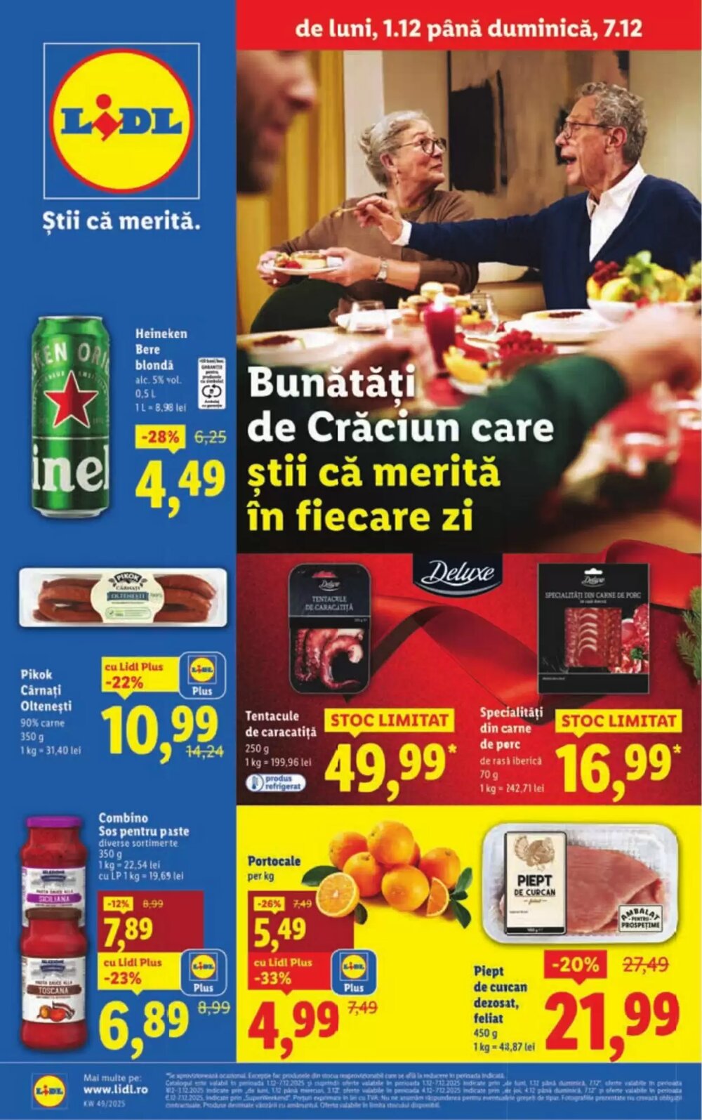 Catalogul cu oferte Lidl valabil de la 01.12.2025 - Pagina 1.
