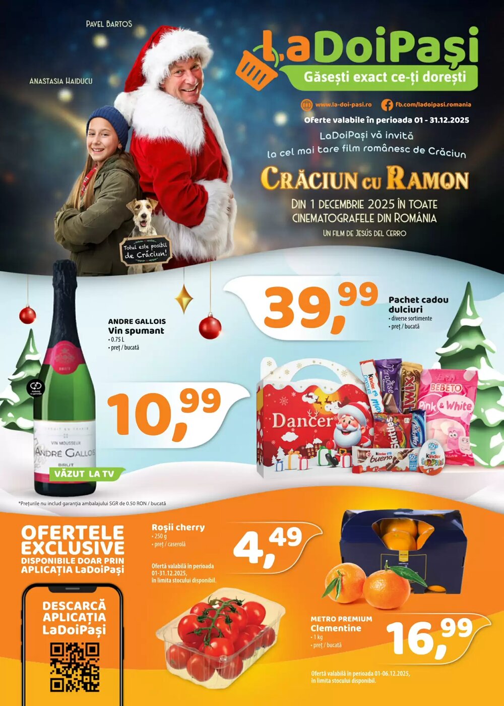 Catalogul cu oferte La Doi Pasi valabil de la 01.12.2025 - Pagina 1.
