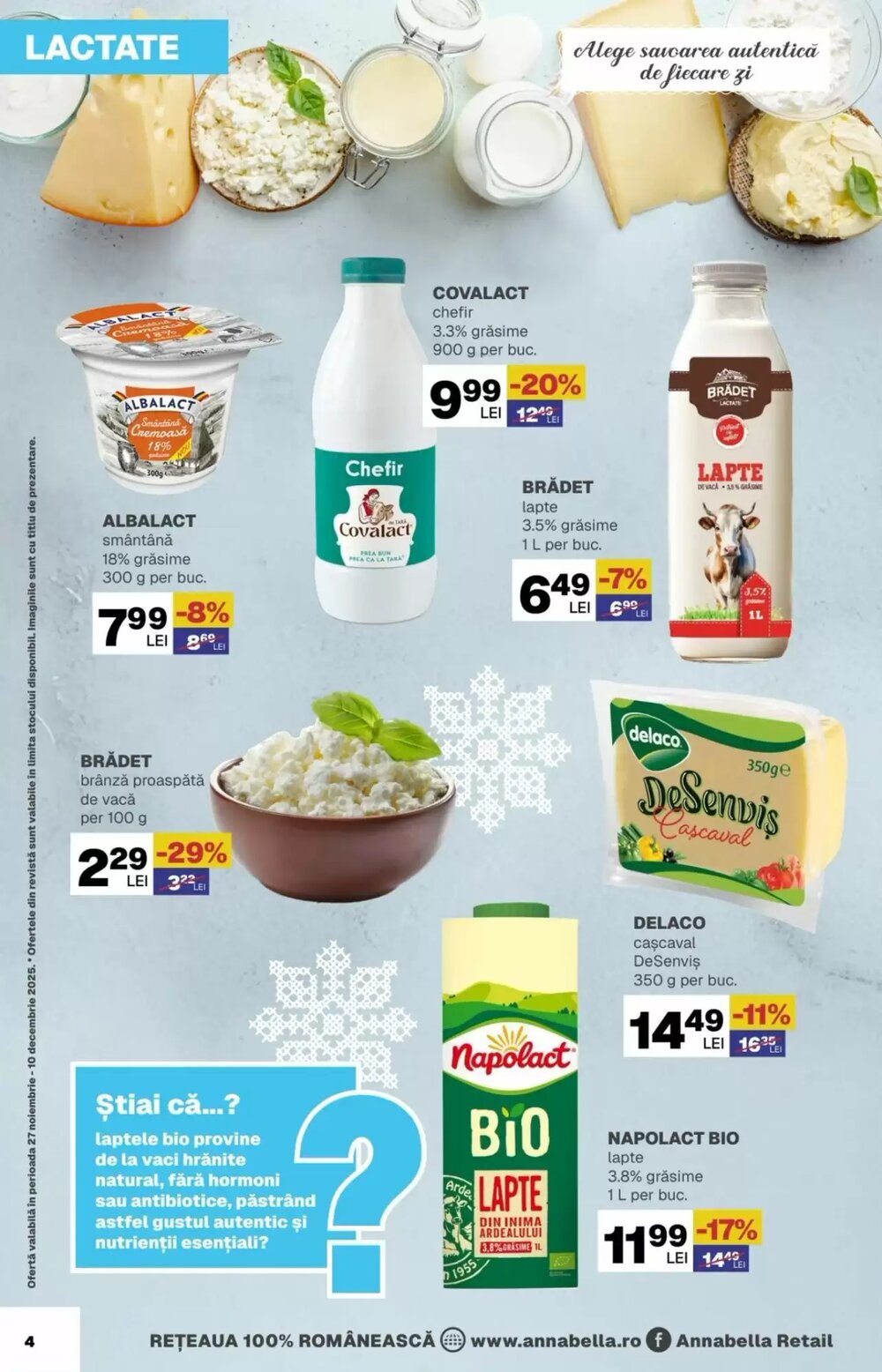 Catalogul cu oferte Annabella valabil de la 02.12.2025 - Pagina 4.