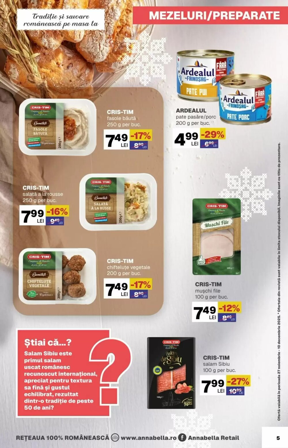 Catalogul cu oferte Annabella valabil de la 02.12.2025 - Pagina 5.