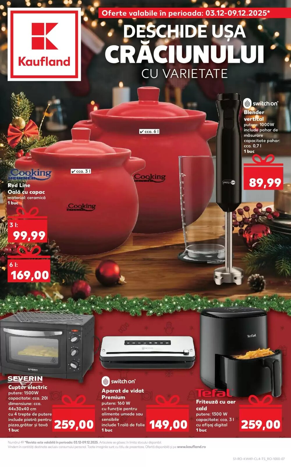 Catalogul cu oferte Kaufland valabil de la 03.12.2025 - Pagina 1.