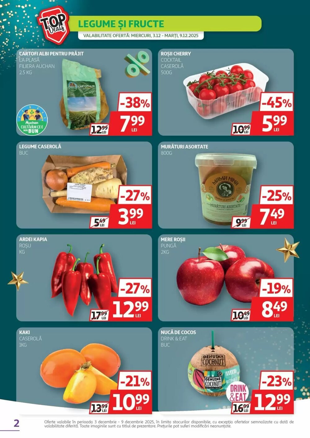 Catalogul cu oferte Auchan valabil de la 03.12.2025 - Pagina 2.
