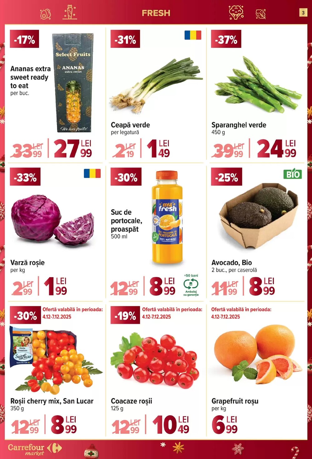 Catalogul cu oferte Carrefour Market valabil de la 03.12.2025 - Pagina 3.