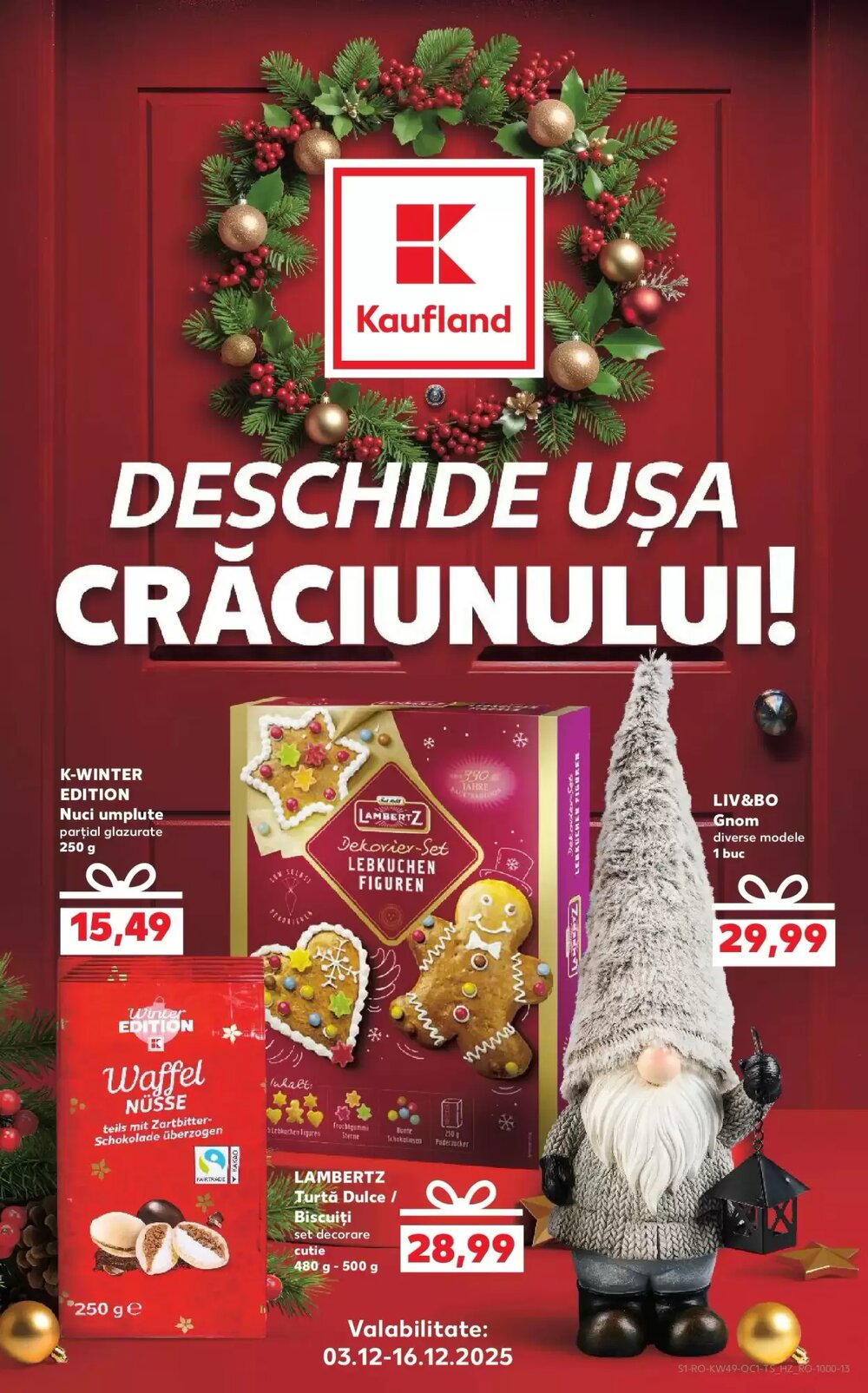 Catalogul cu oferte Kaufland valabil de la 03.12.2025 - Pagina 1.