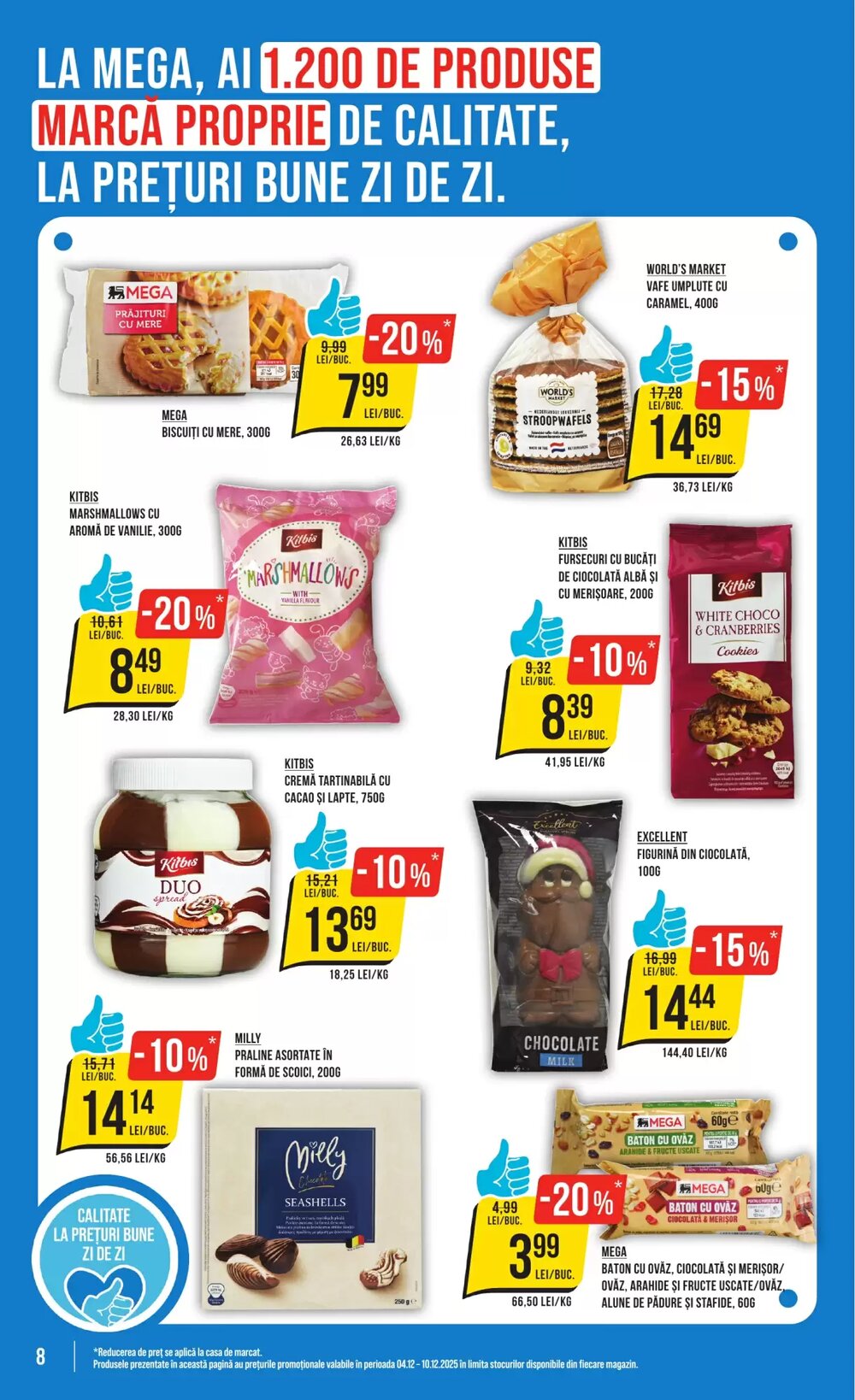 Catalogul cu oferte Mega Image valabil de la 04.12.2025 - Pagina 8.