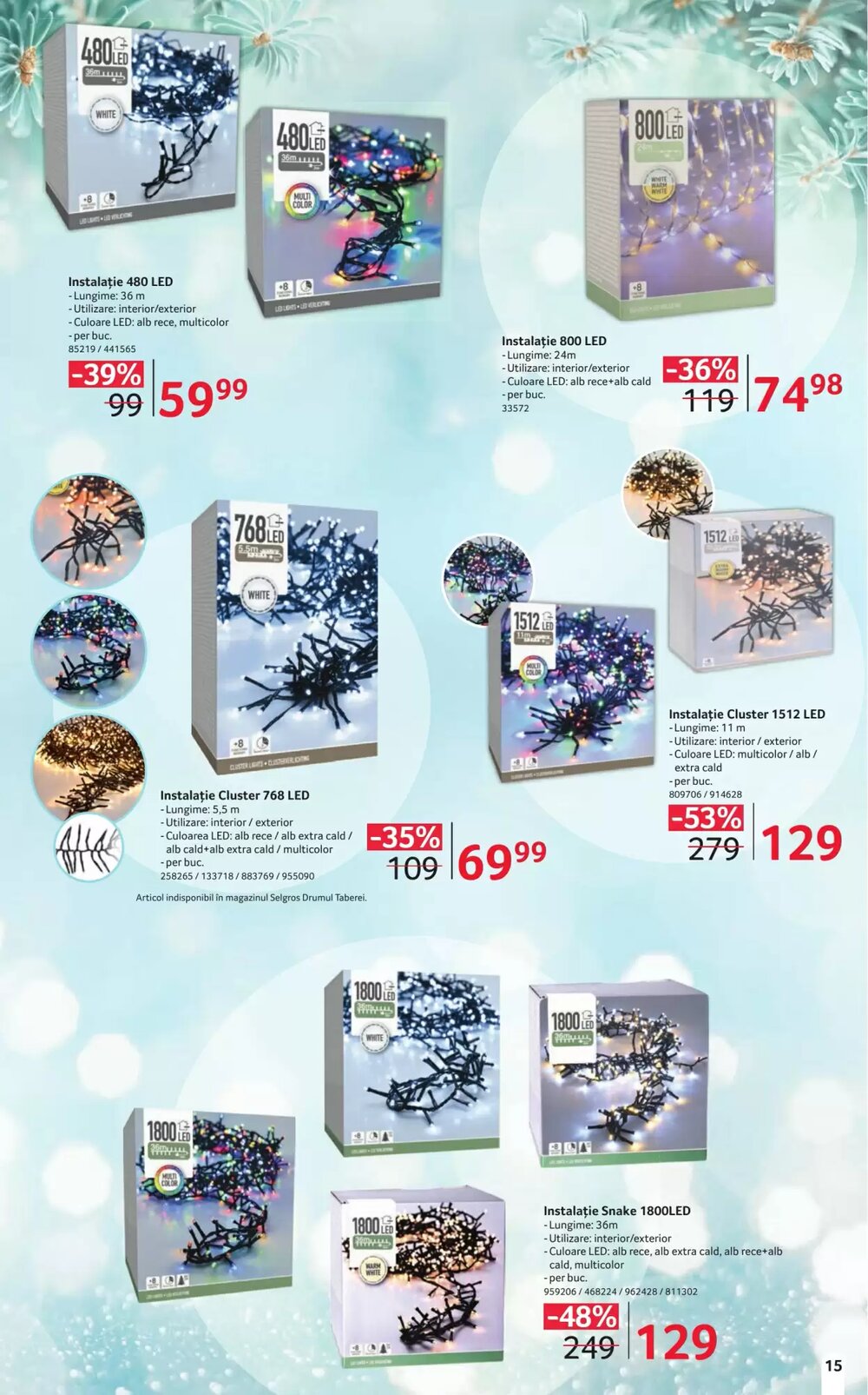 Catalogul cu oferte Selgros valabil de la 06.12.2025 - Pagina 15.