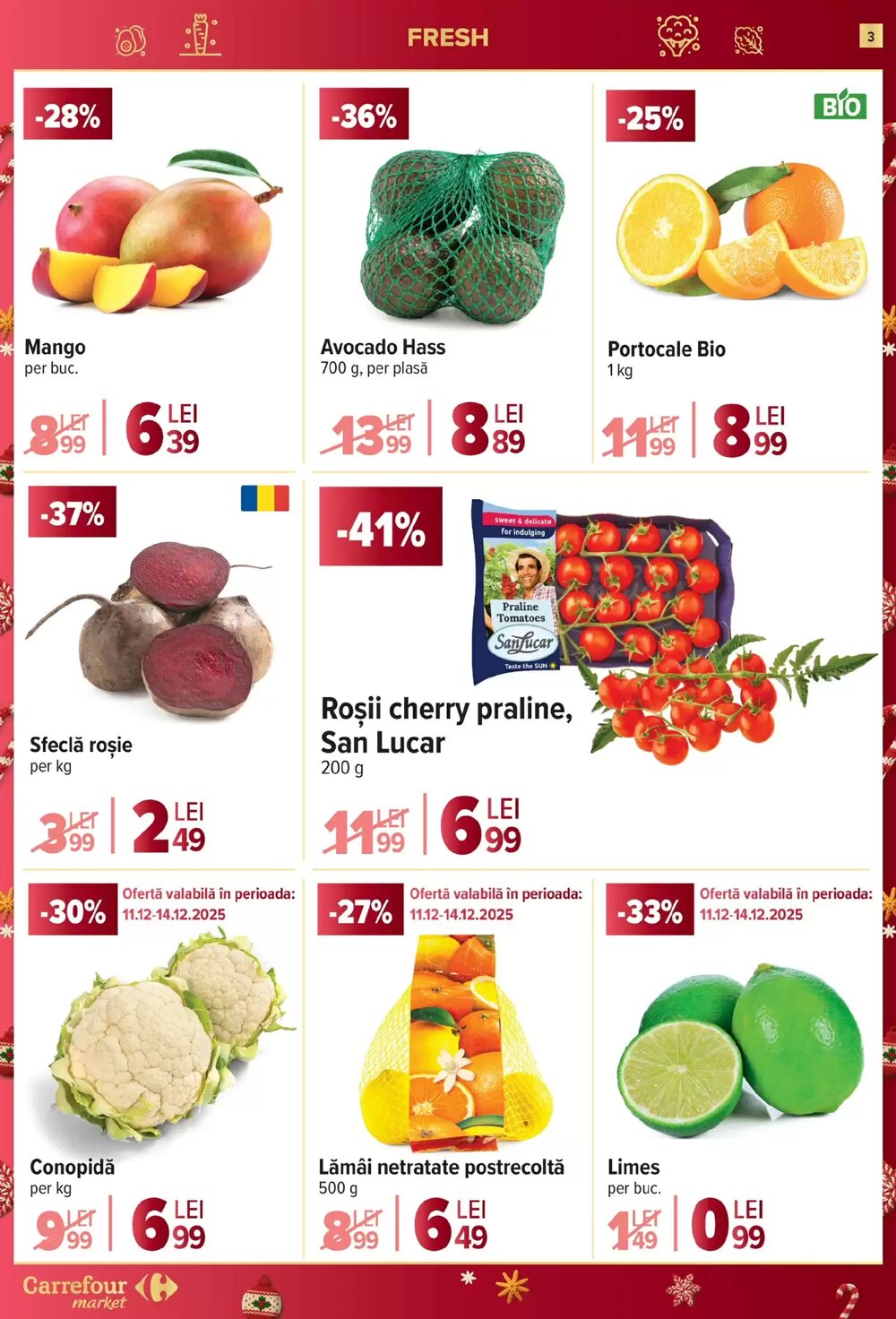 Catalogul cu oferte Carrefour Market valabil de la 10.12.2025 - Pagina 3.